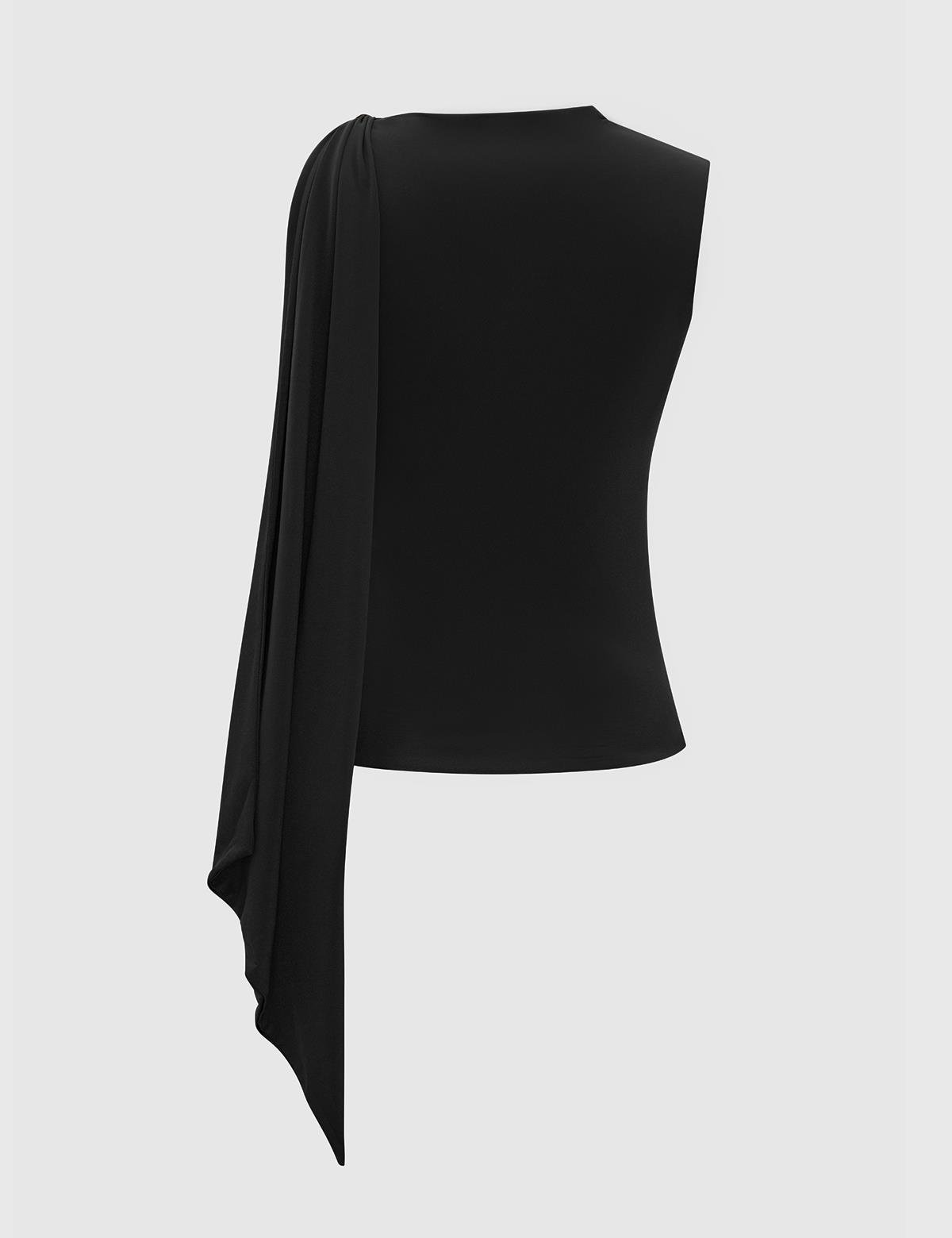 Saras Black Women's Blouse