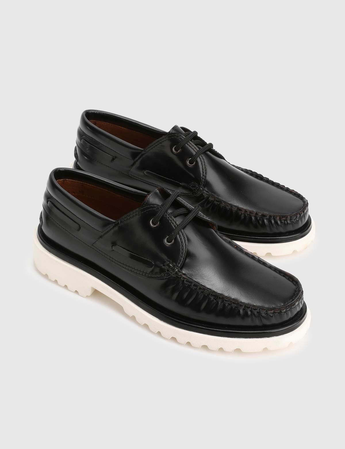 Steyr Black Florentic Leather Men's Oxford