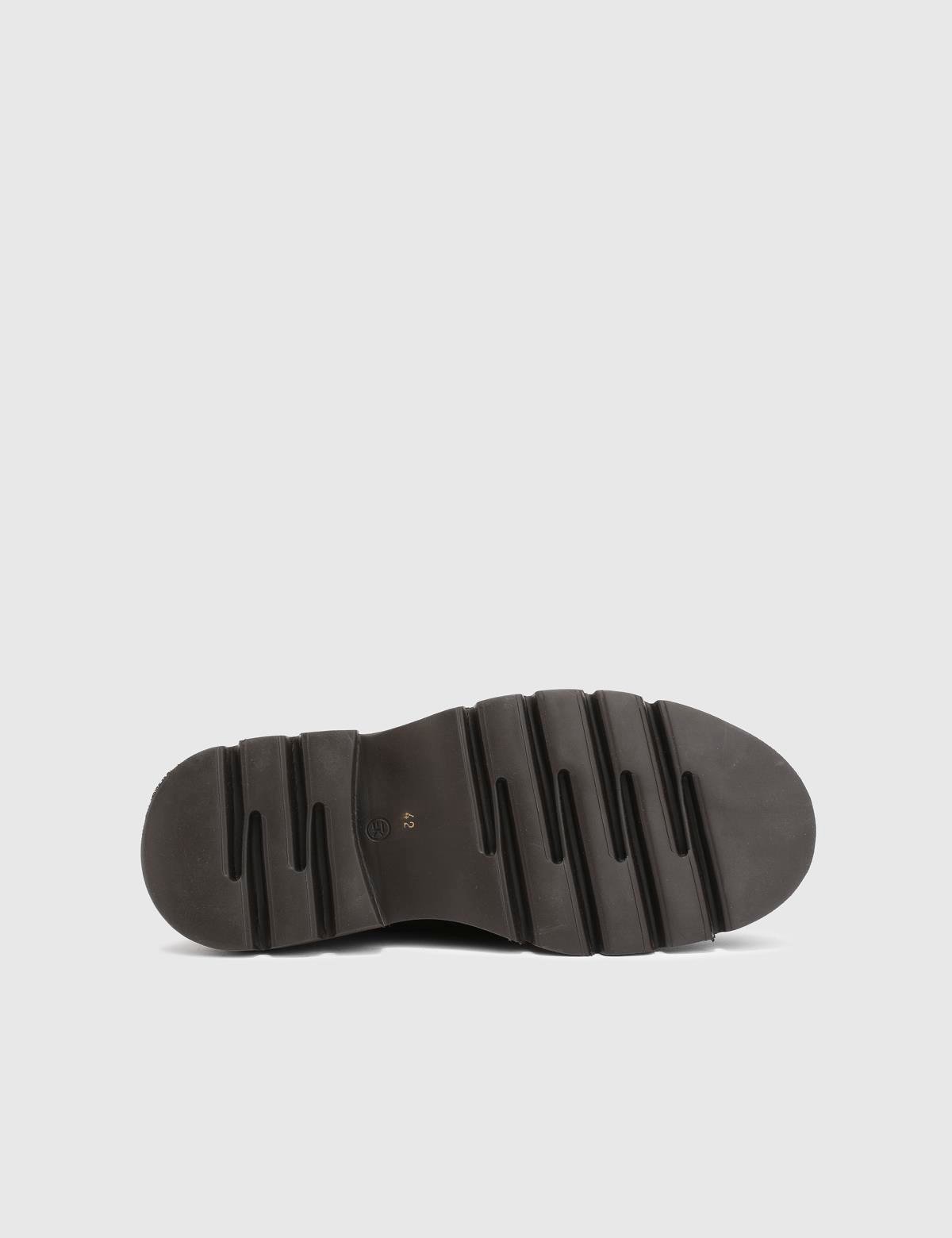 Tevez Brown Suede Leather Men's Loafer