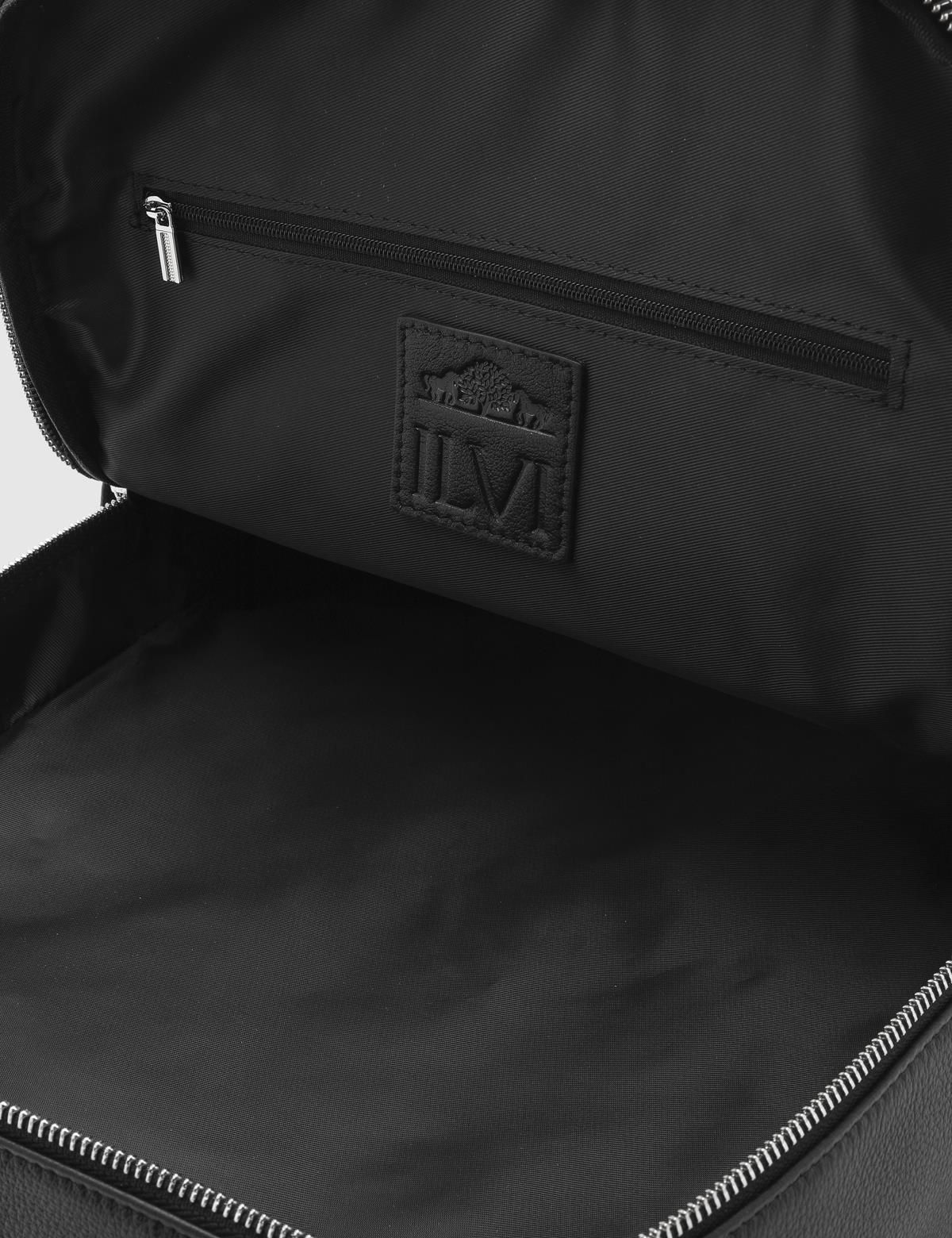 Tyler Black Leather Men's Backpack