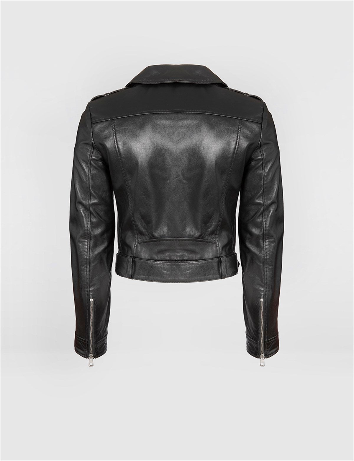 Uggi Black Women's Leather Biker Jacket