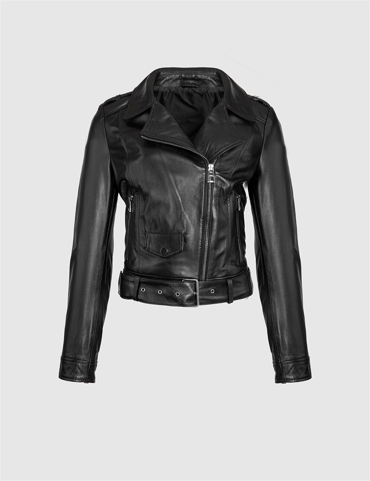 Uggi Black Women's Leather Biker Jacket