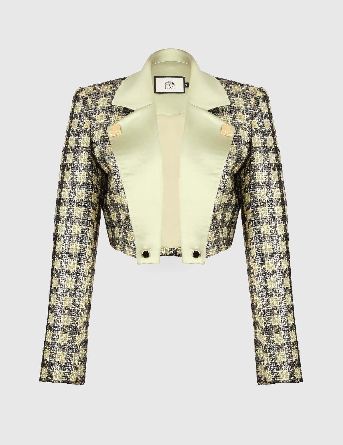 Vian Green Women's Crop Jacket