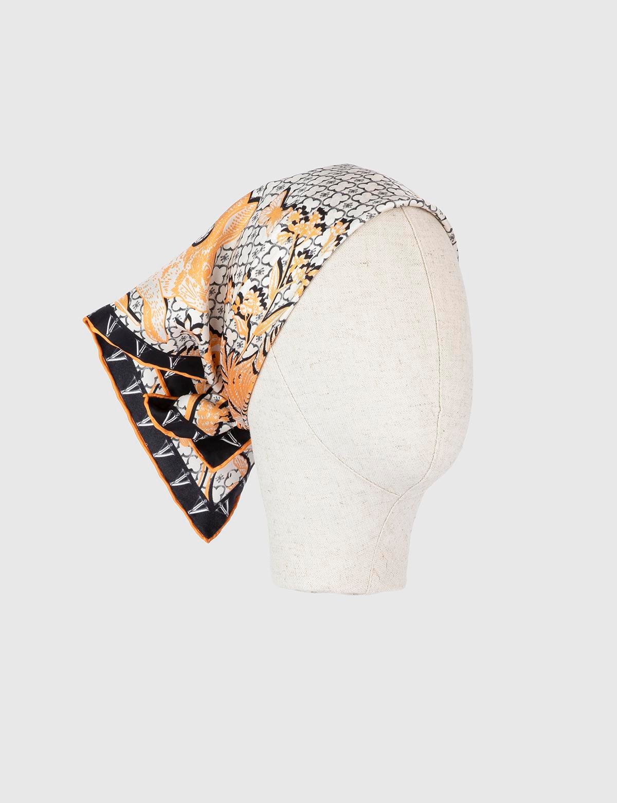Willamar Mustard Silk Twill Women's Bandana