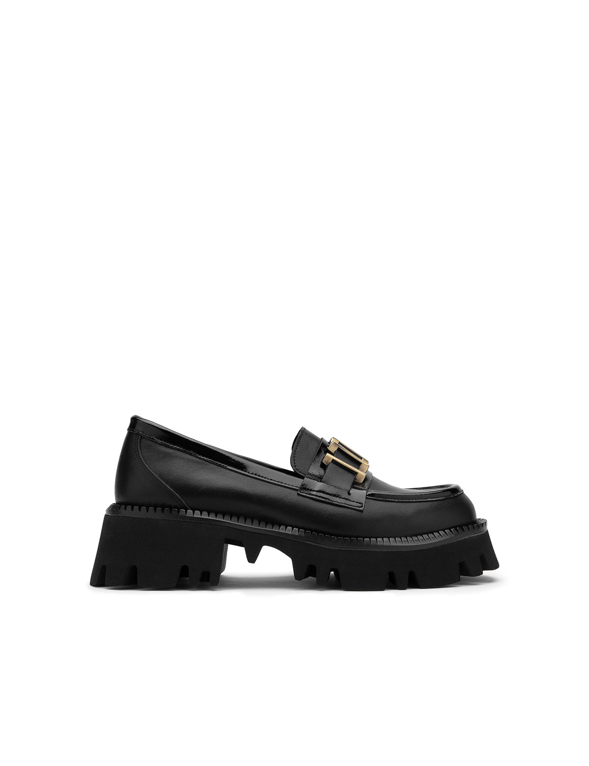 Anto Black Patent Leather Women's Loafer