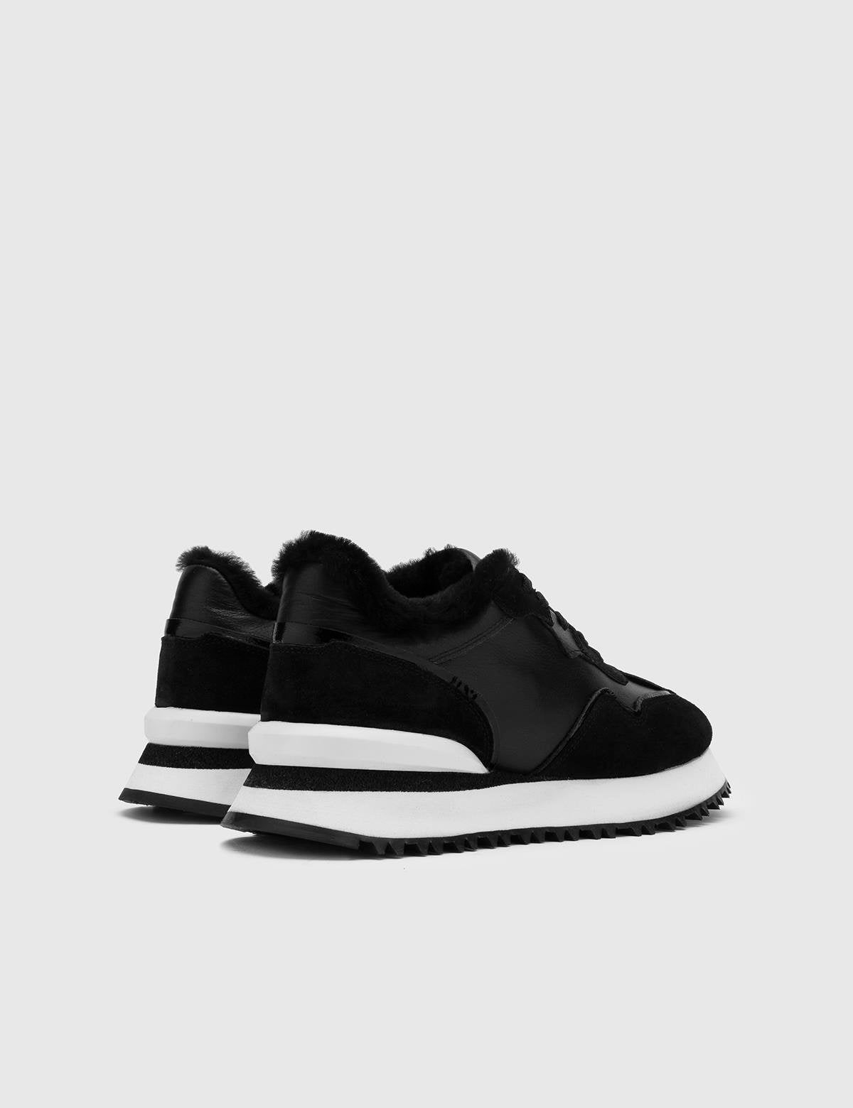 Jose Damen-Sneaker aus schwarzem Wildleder