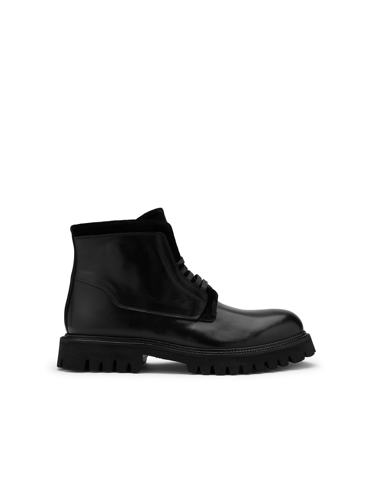 Mayya Black Suede Leather Men's Boot
