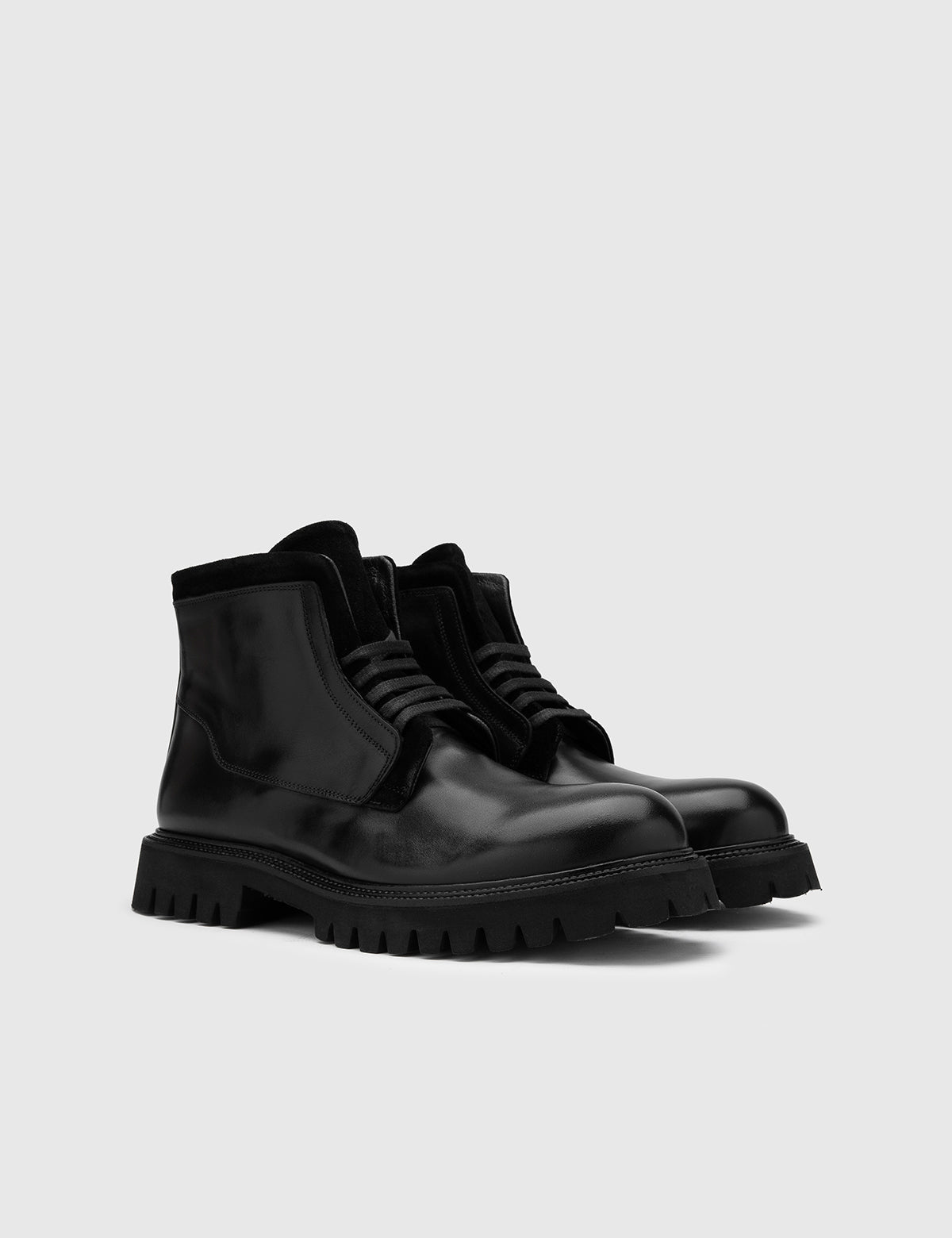 Mayya Black Suede Leather Men's Boot