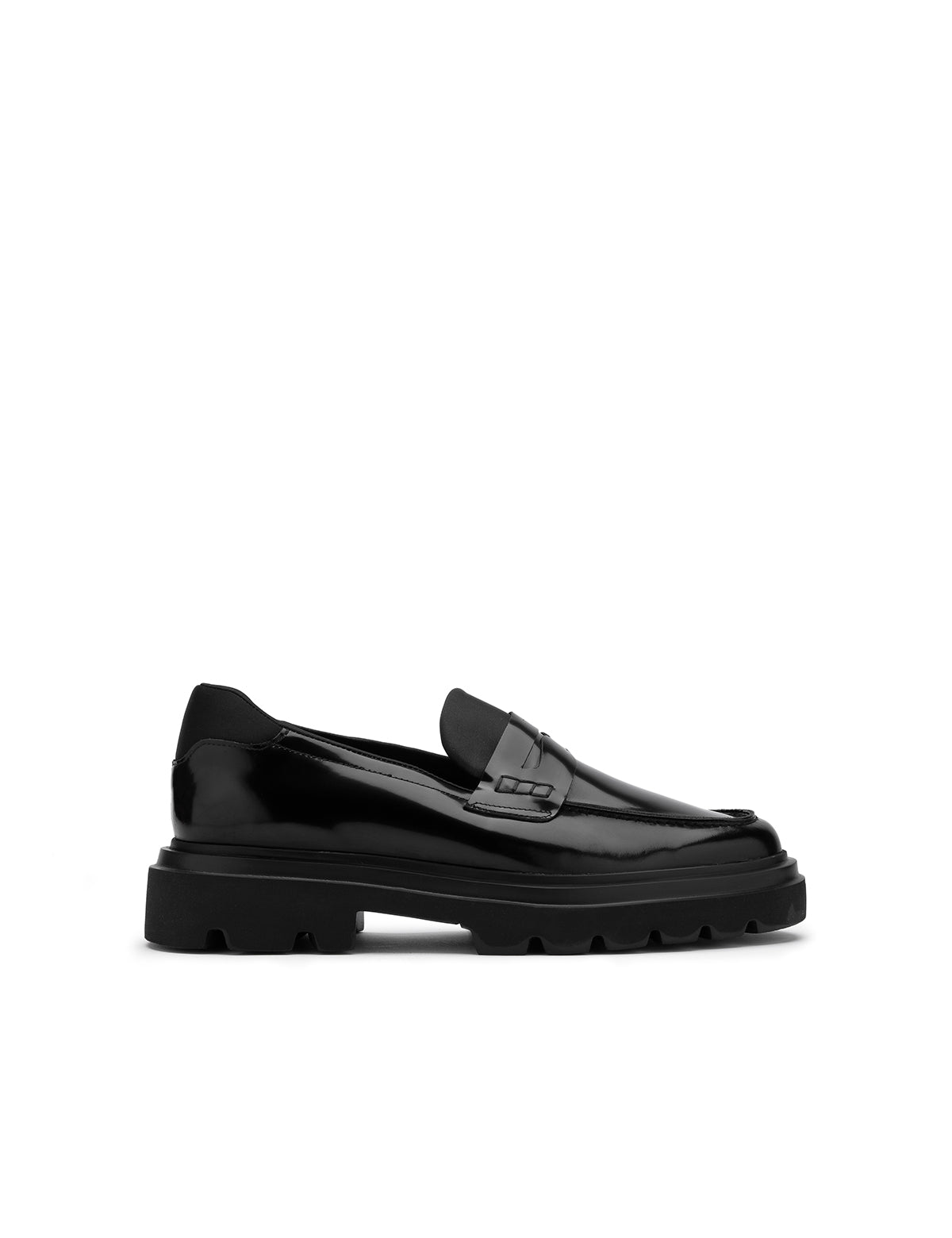 Taika Black Florentic Stretch Leather Men's Daily Shoe