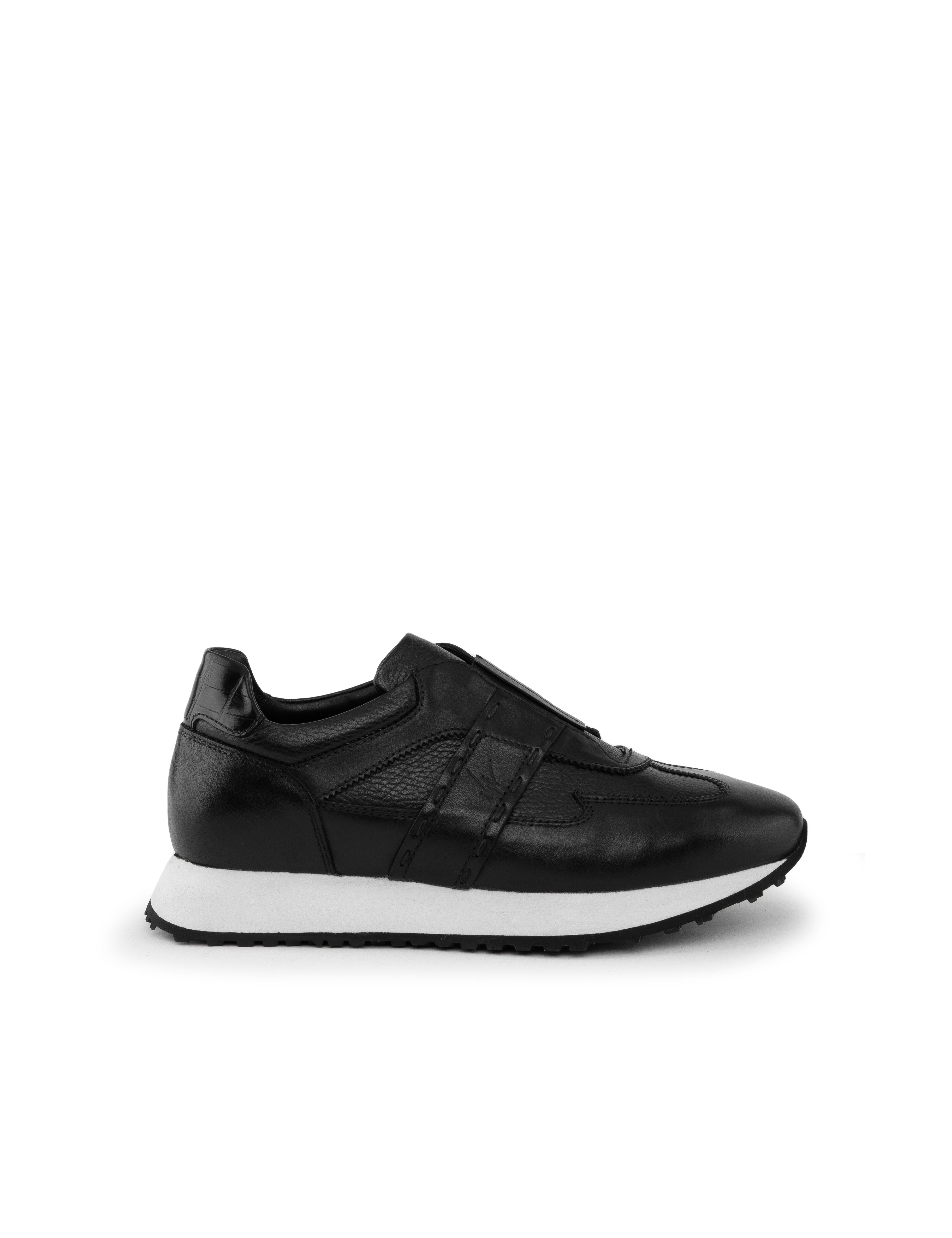 Tord Black Leather Men's Sneaker