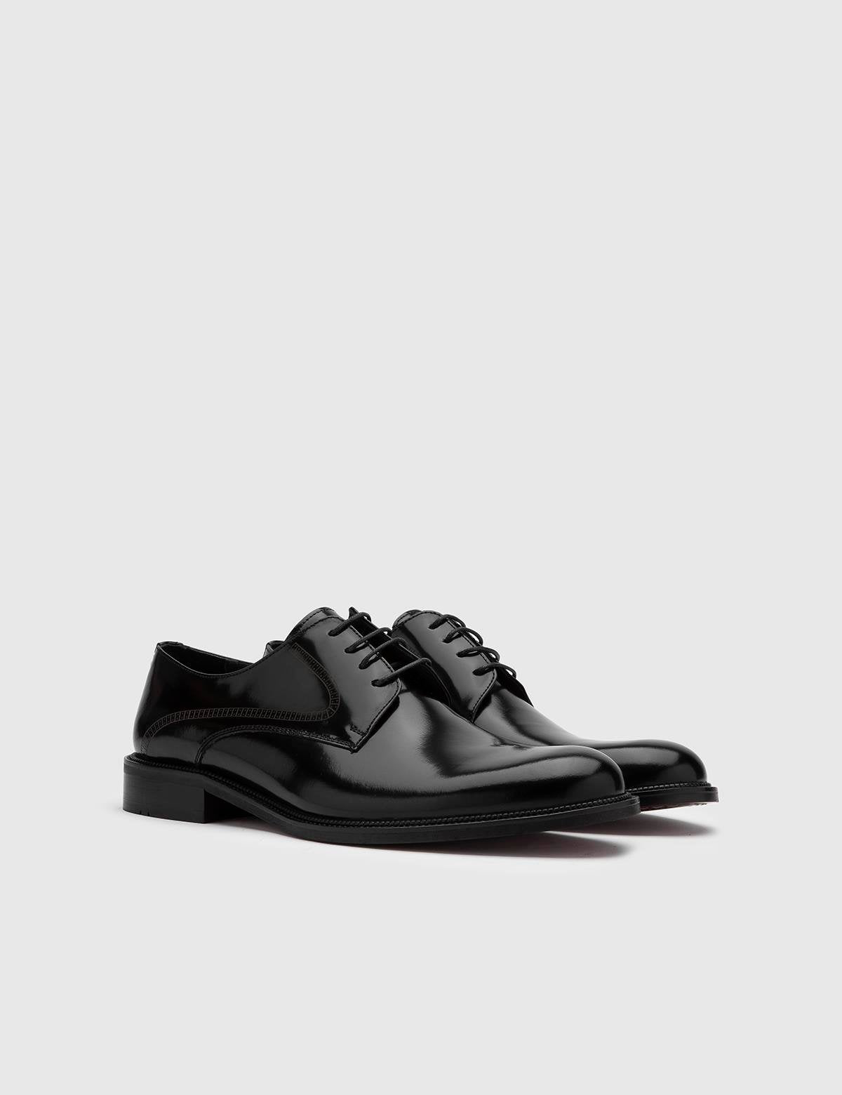 Ove Black Florentic Leather Men's Classic Shoe