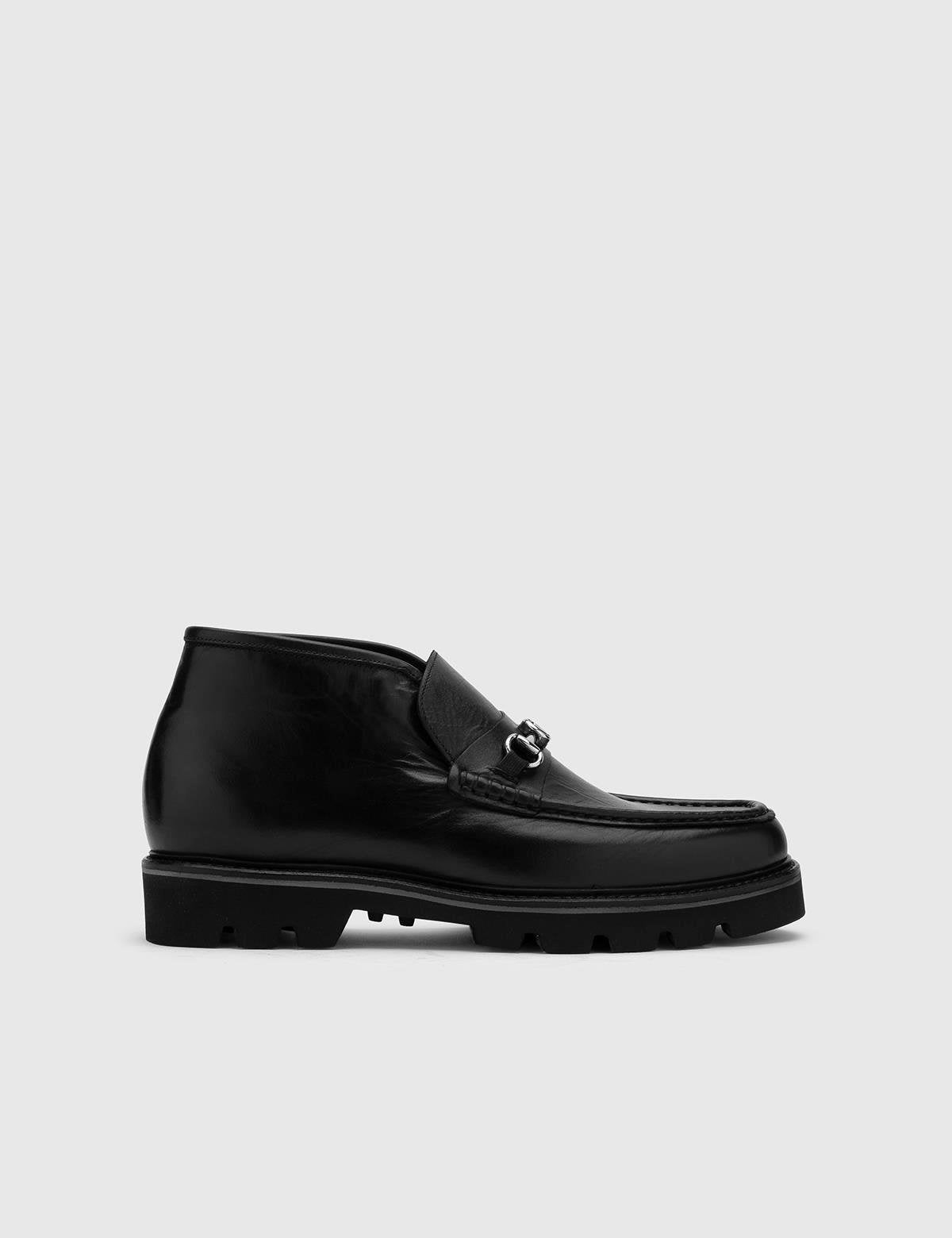 Tapio Black Leather Men's Boot