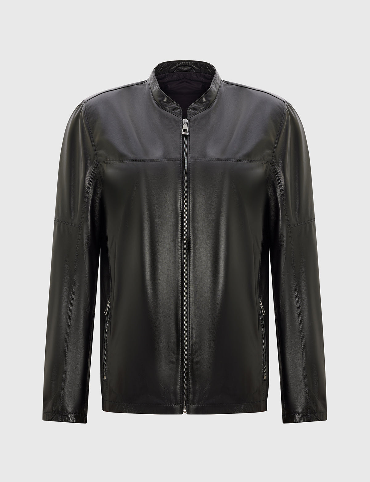 Haji Black Men's Leather Jacket