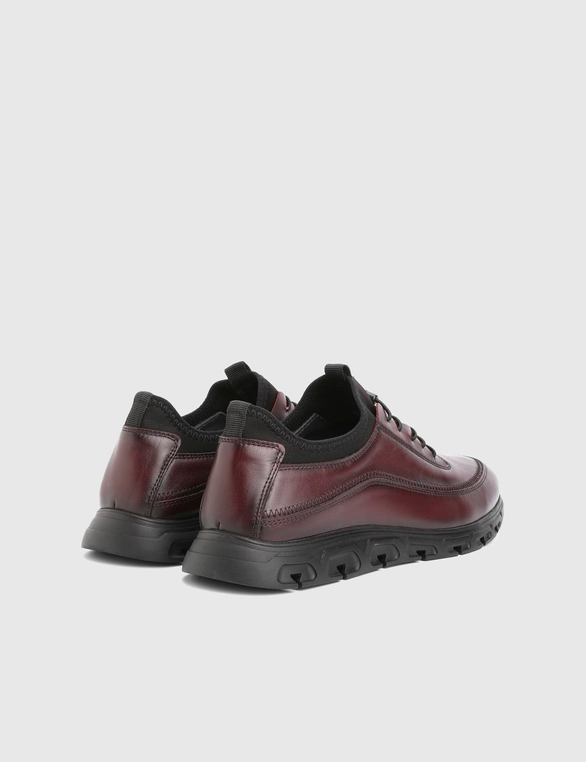 Adler Burgundy Leather Men's Sneaker