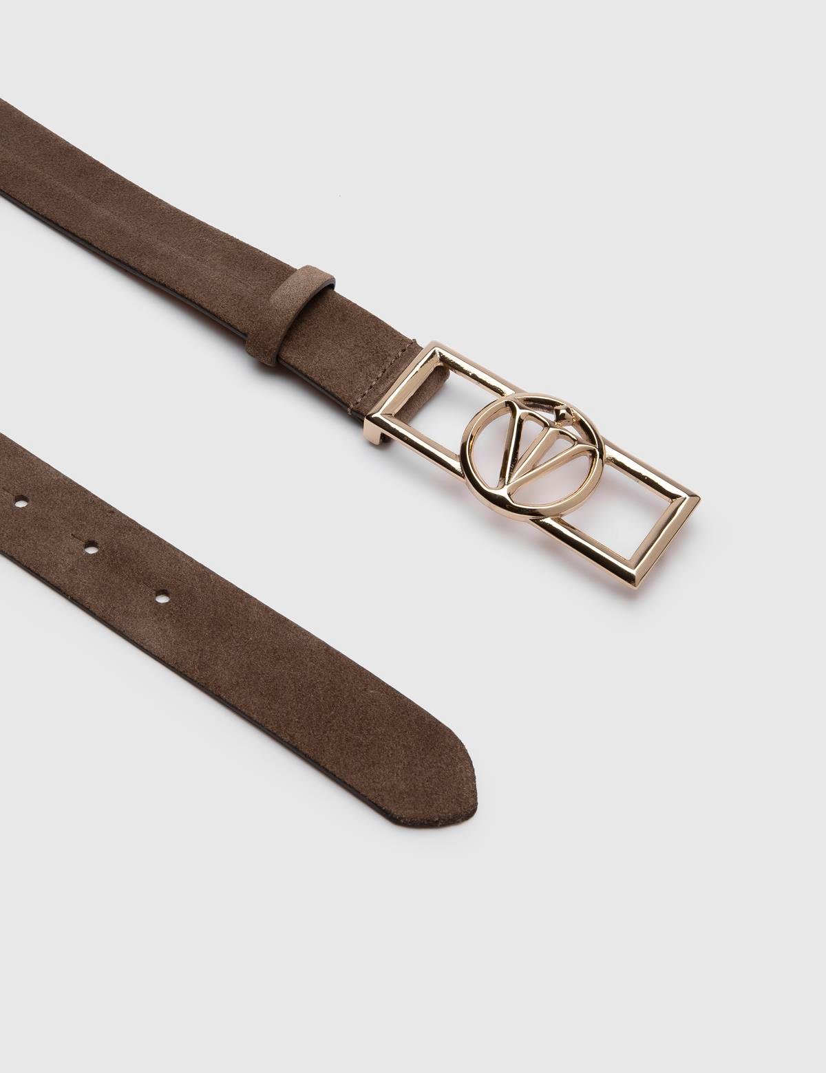 Agathe Mink Suede Leather Women's Belt