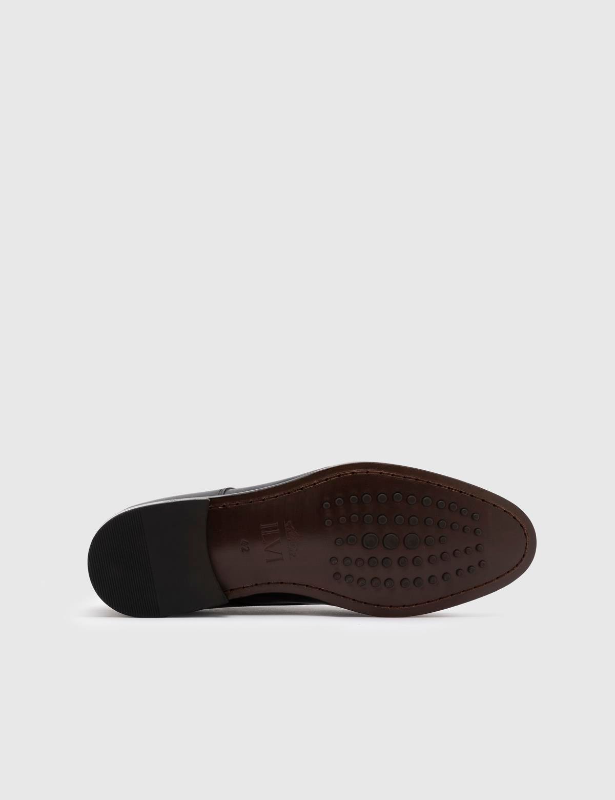 Aldrin Navy Blue Buffalo-Deer Leather Men's Derby Shoe