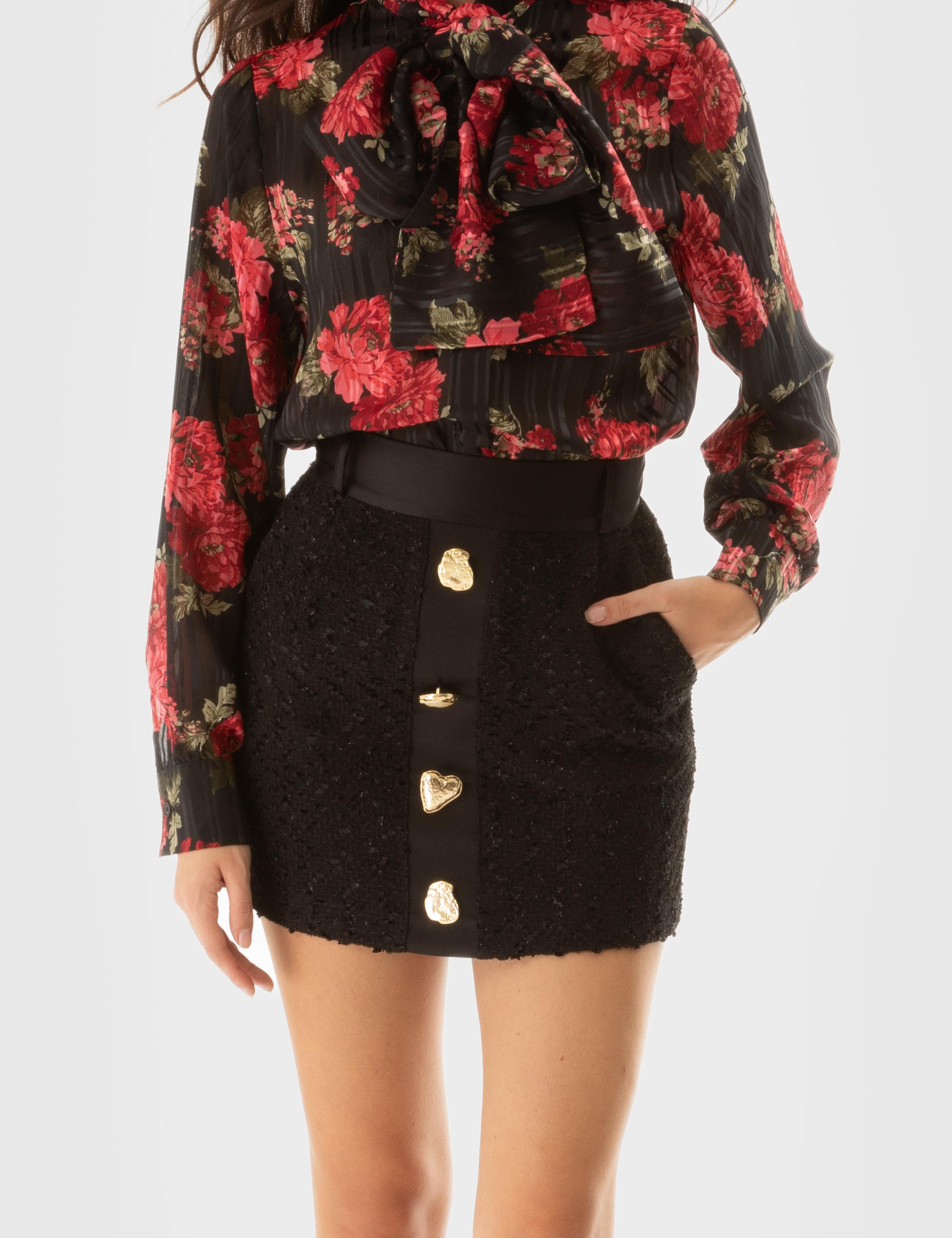 Aliadne Black Women's Skirt