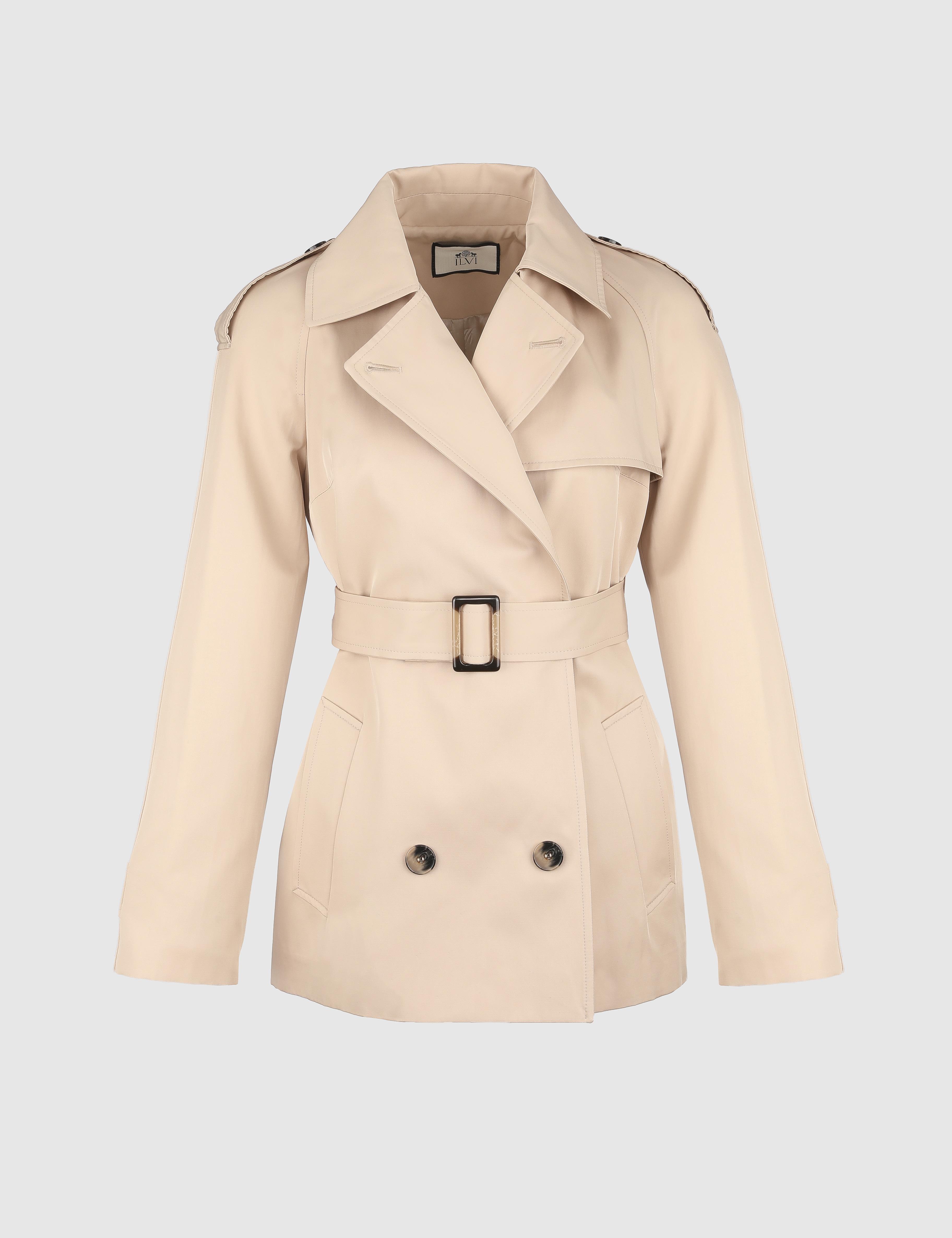 Alissia Beige Women's Trench Coat