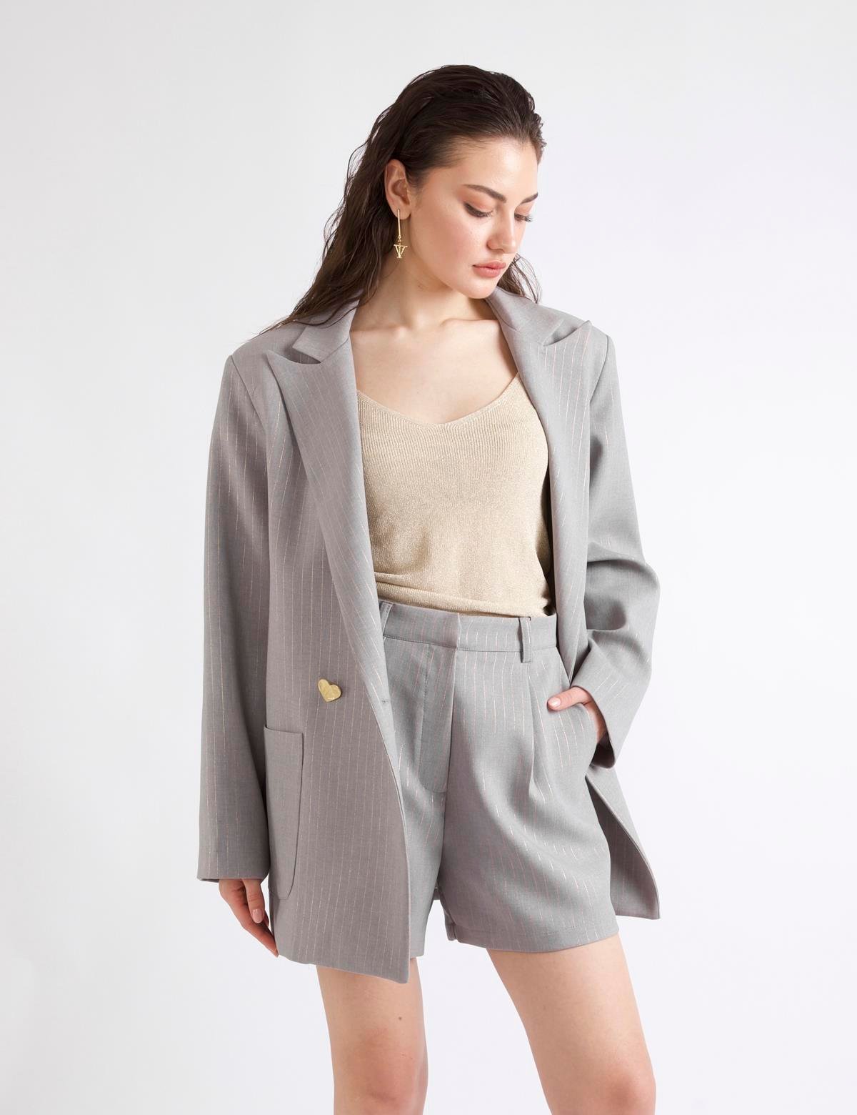 Amadea Grey Women's Shorts