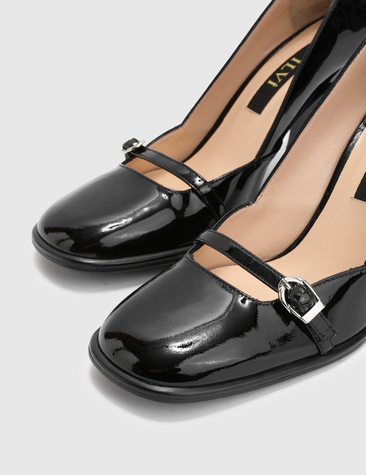 Anais Black Patent Leather Women's Pump