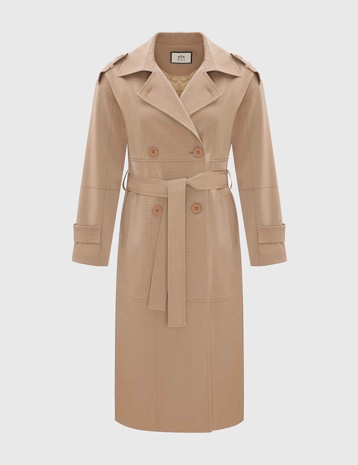 Andrada Camel Women's Trench Coat