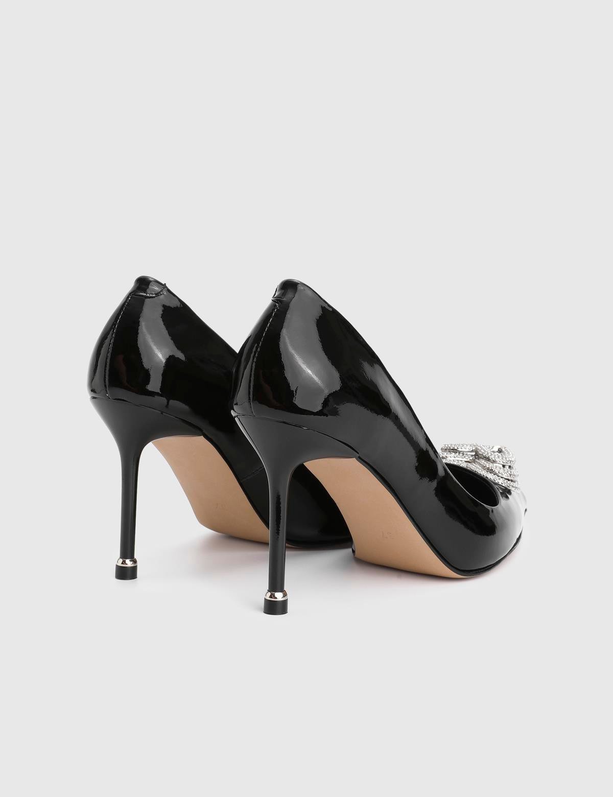 Anessa Black Patent Leather Women's Pump
