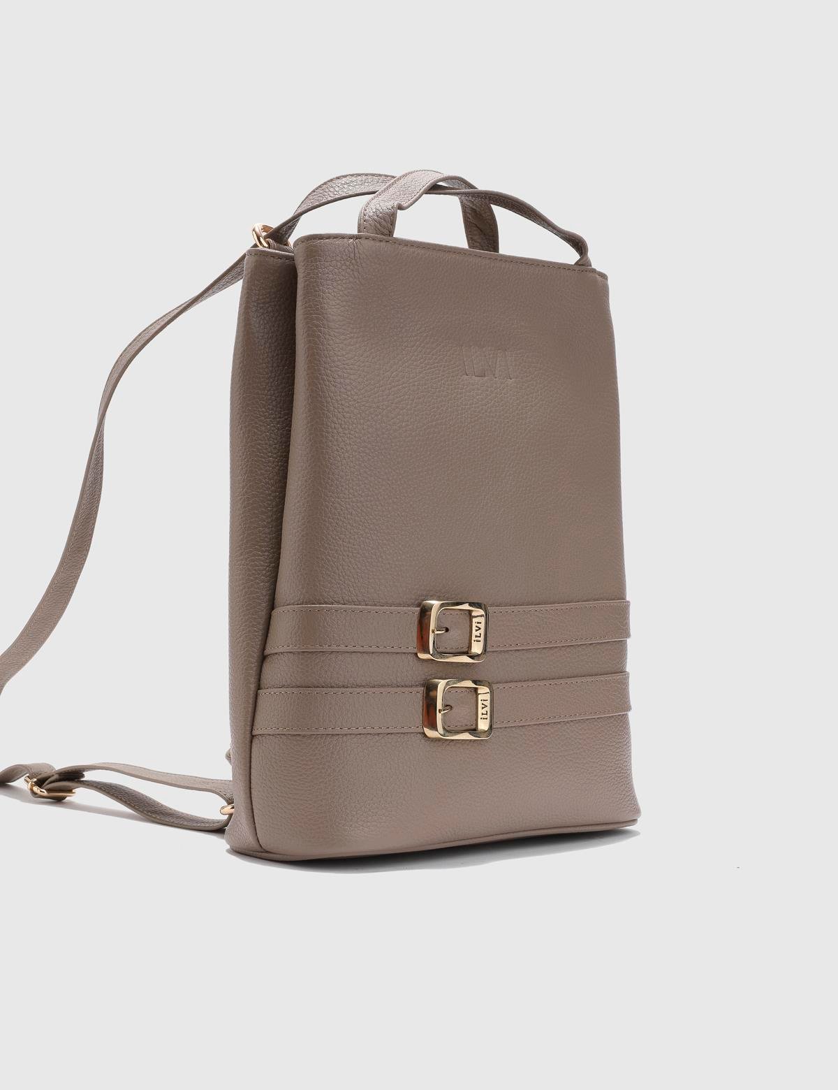 Anke Mink Floater Leather Women's Backpack