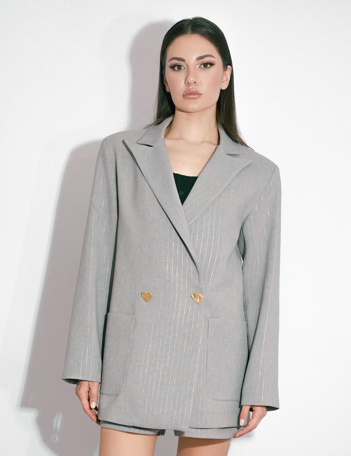 Annalisa Grey Women's Oversized Jacket