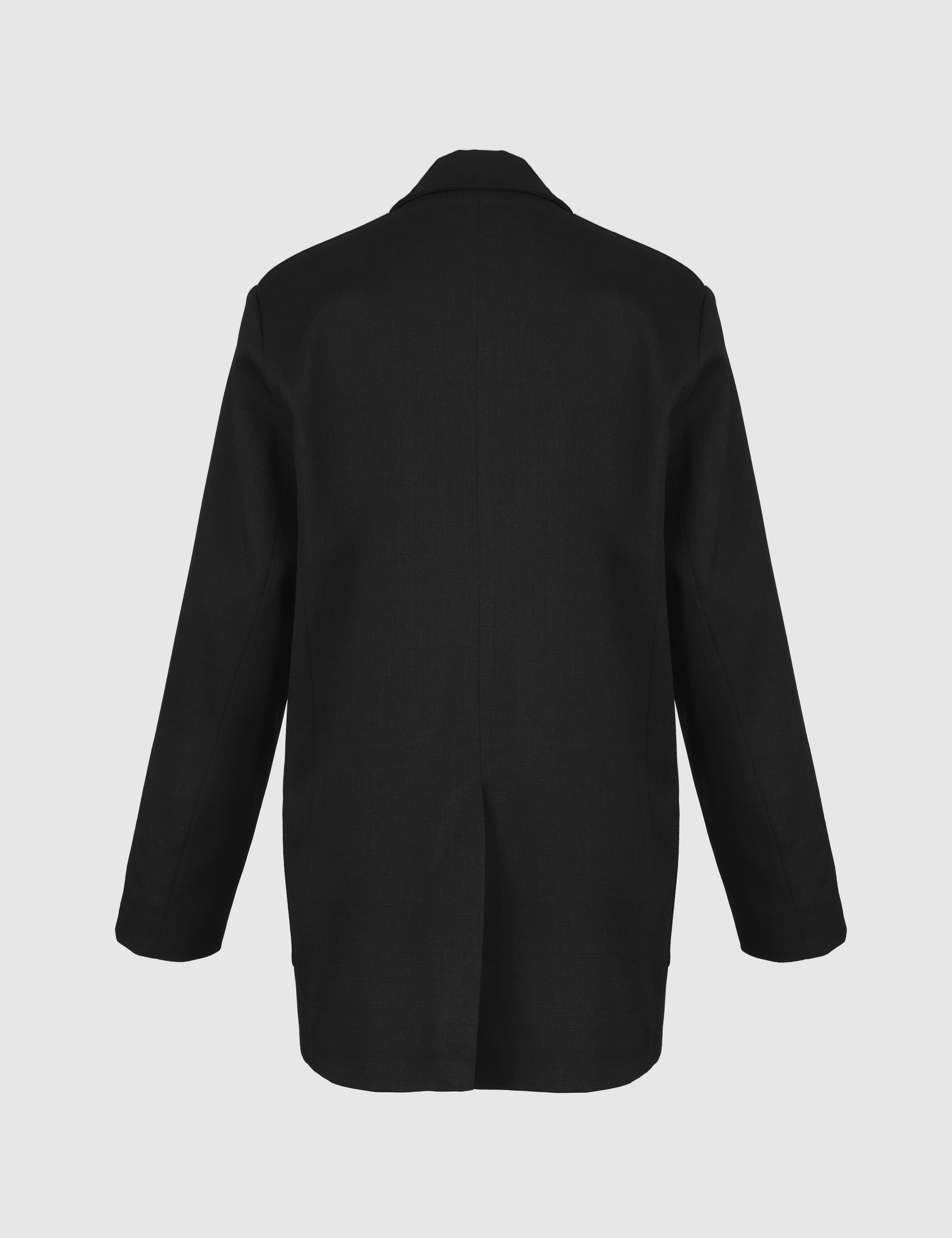 Annalisa Black Women's Oversized Jacket
