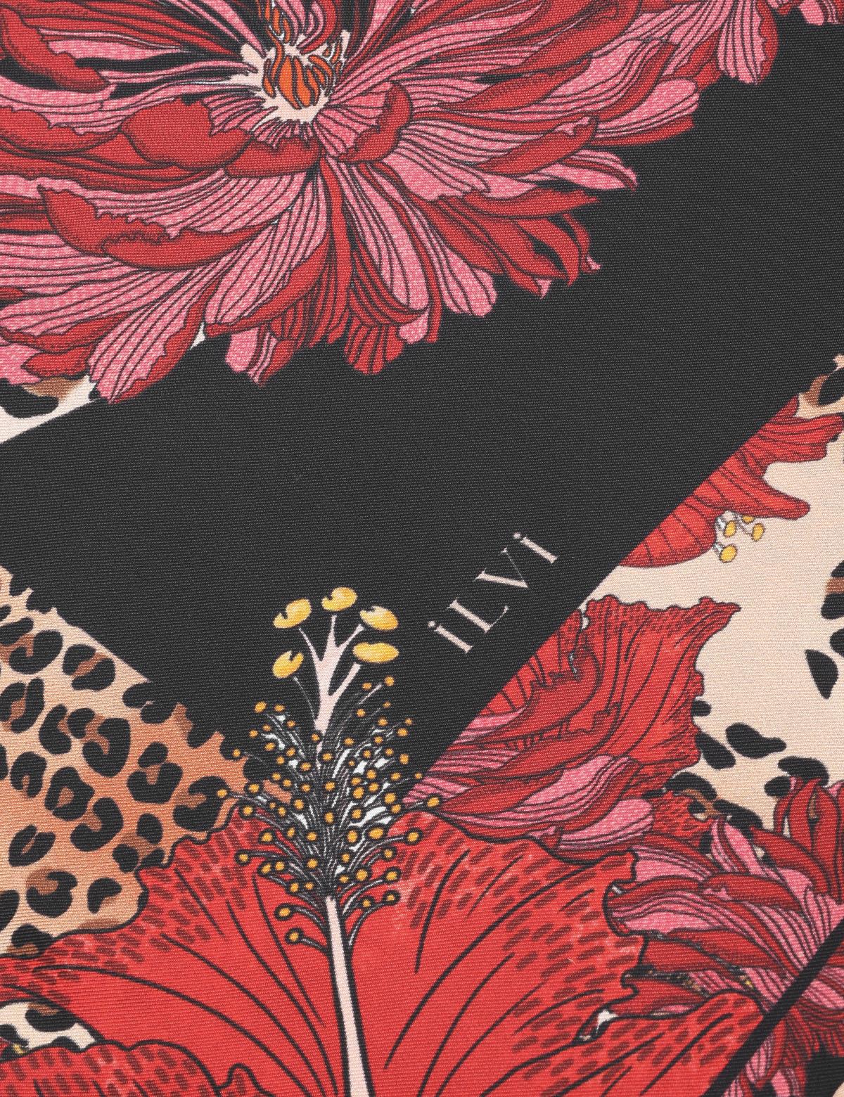 Anubis Red Silk Twill Women's Bandana