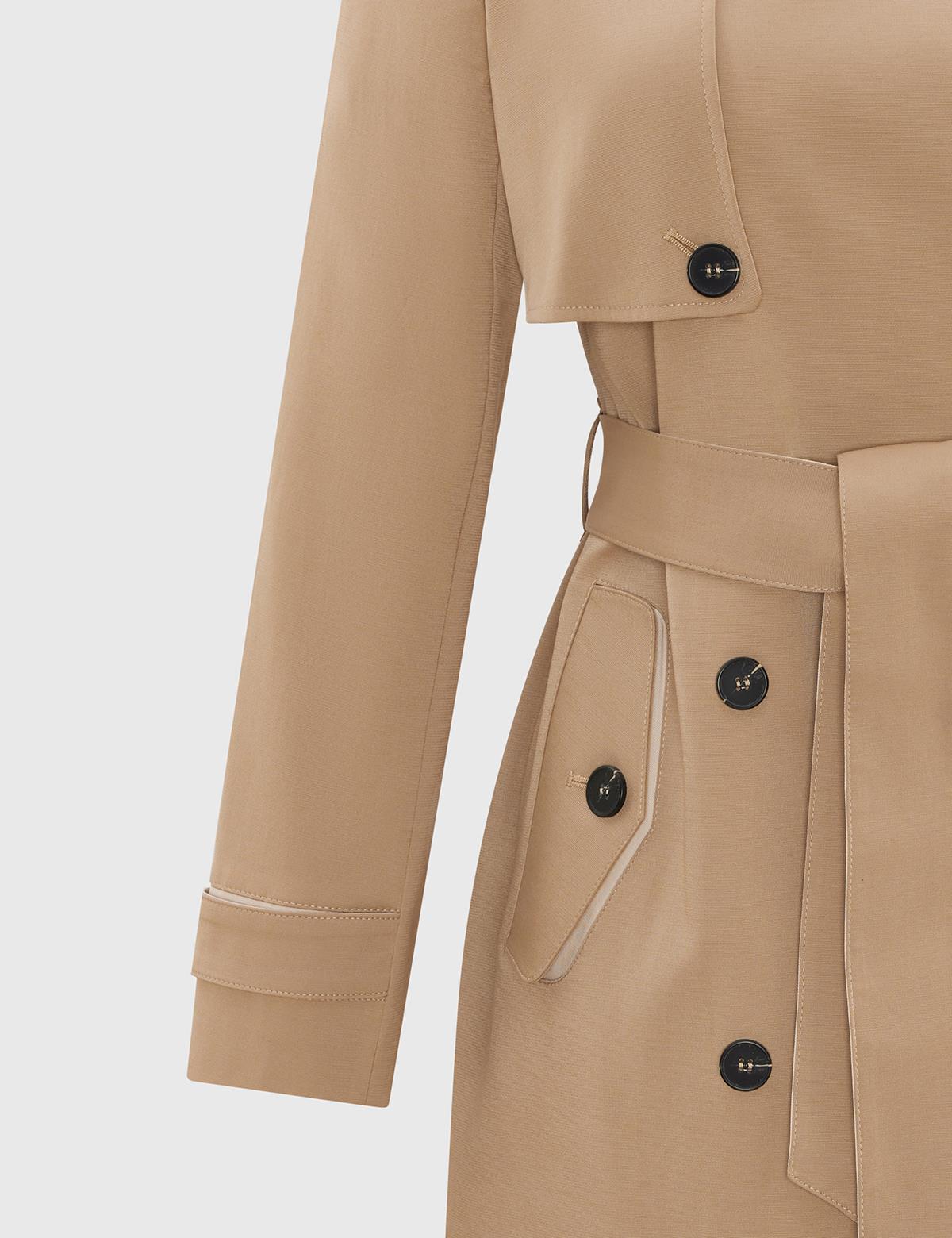 Arira Camel Women's Trench Coat