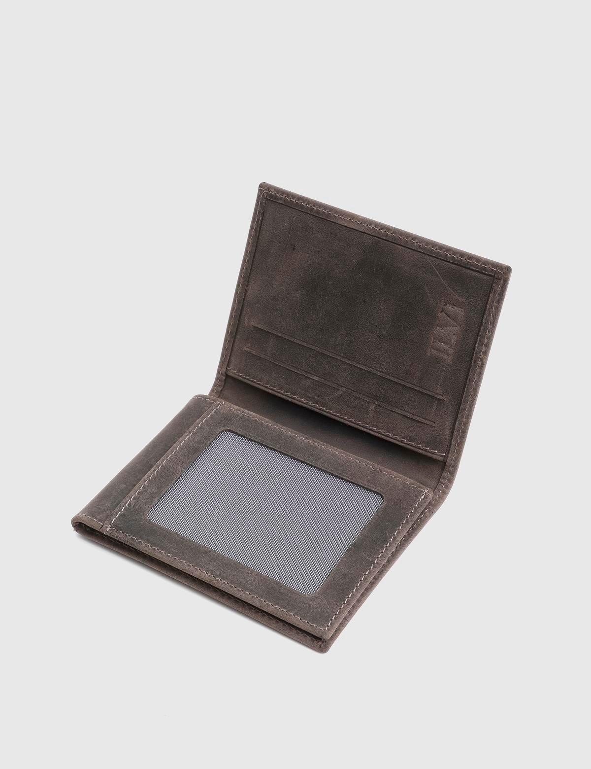 Aron Mink Crazy Leather Men's Wallet