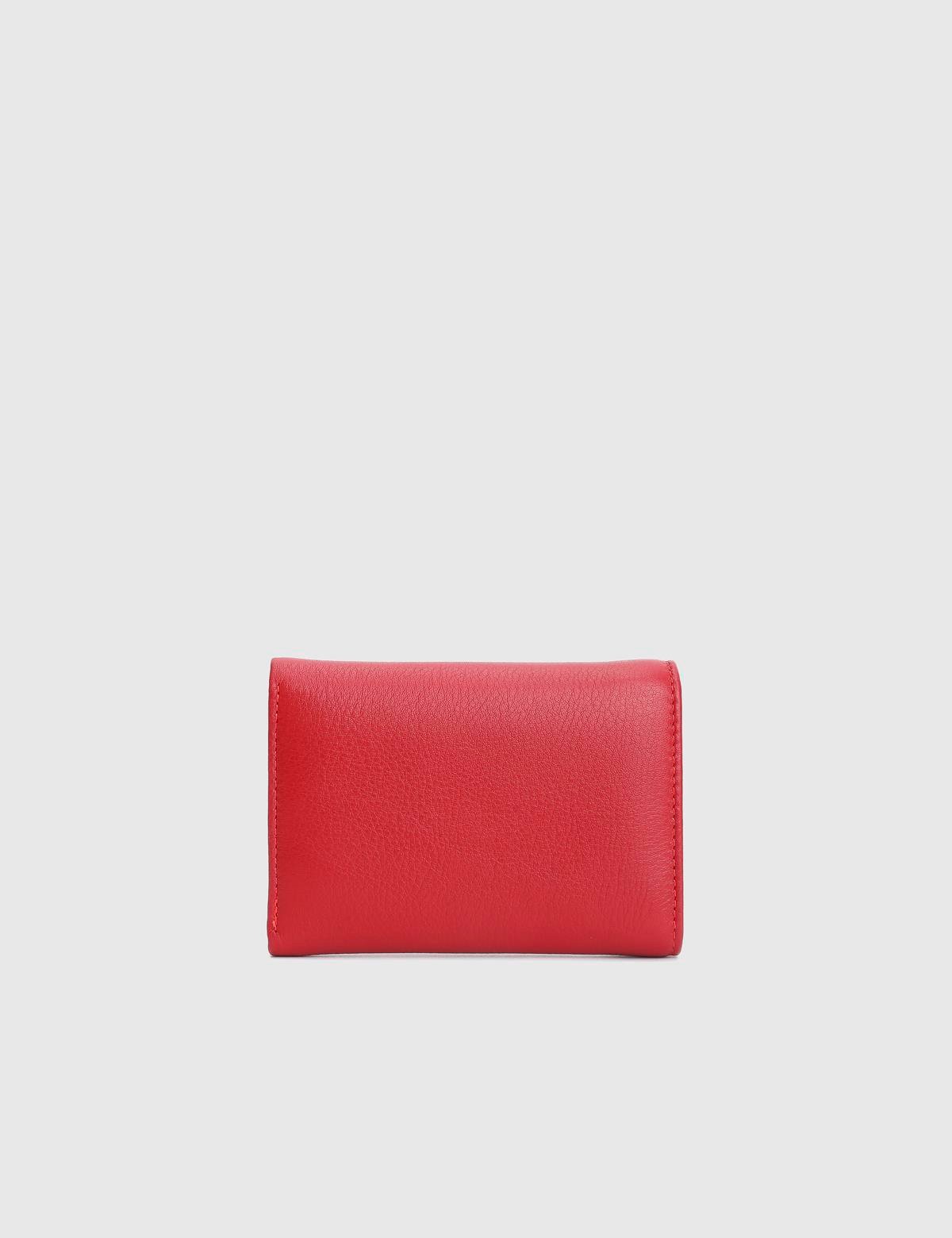 Aryan Red Floater Leather Women's Wallet