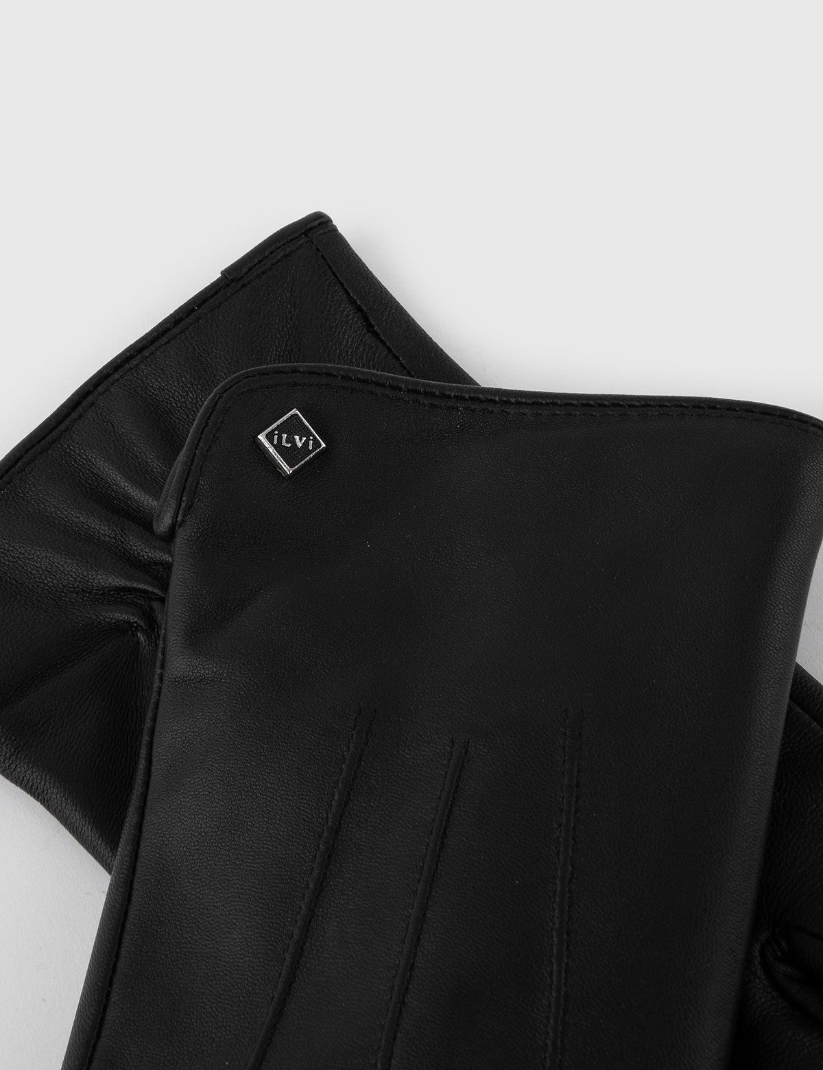 Beret Black Men's Leather Gloves