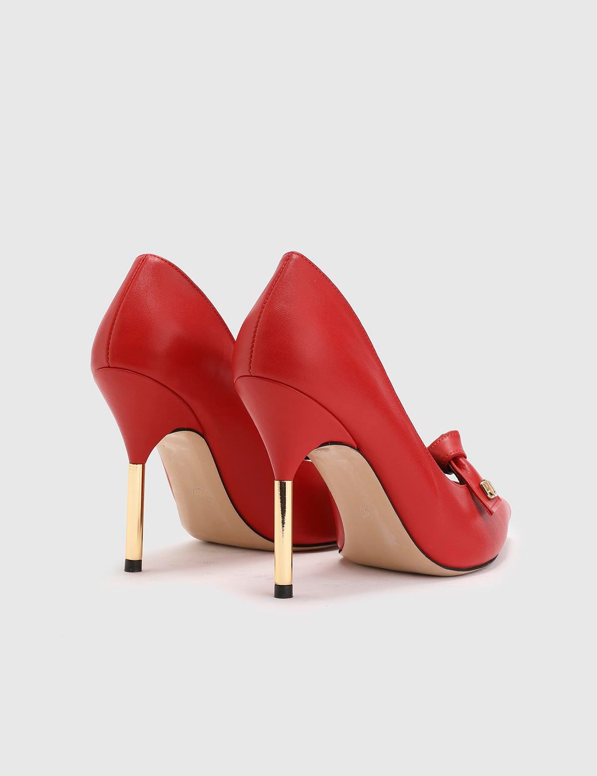 Betty Red Leather Women's Stiletto
