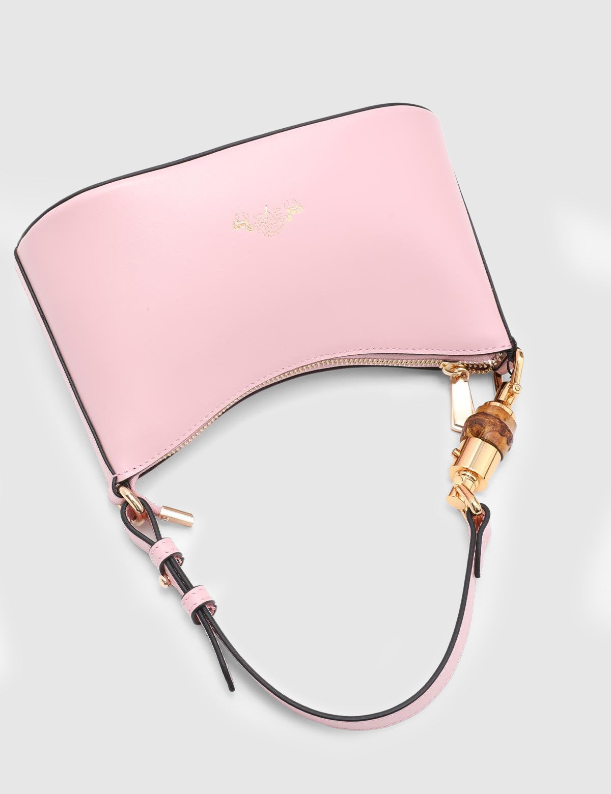 Blaise Pink Floater Leather Women's Shoulder Bag