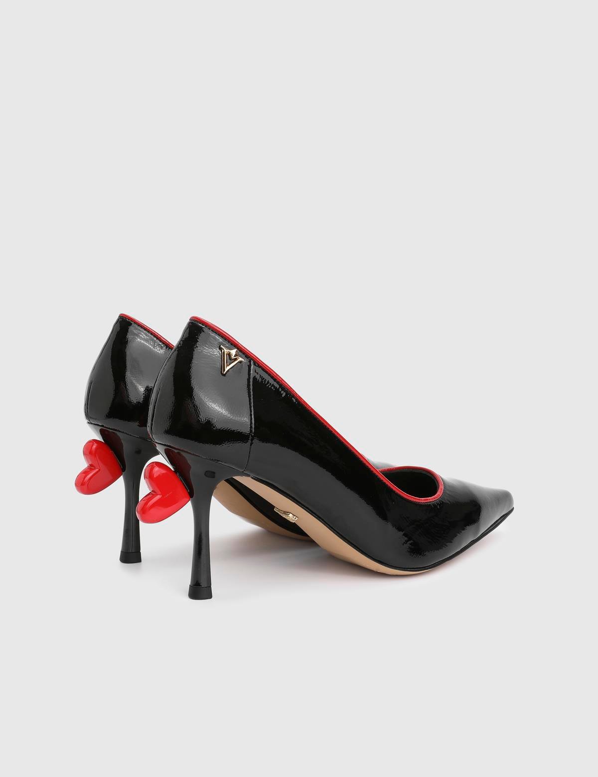 Blomi Black Patent Leather Women's Pump