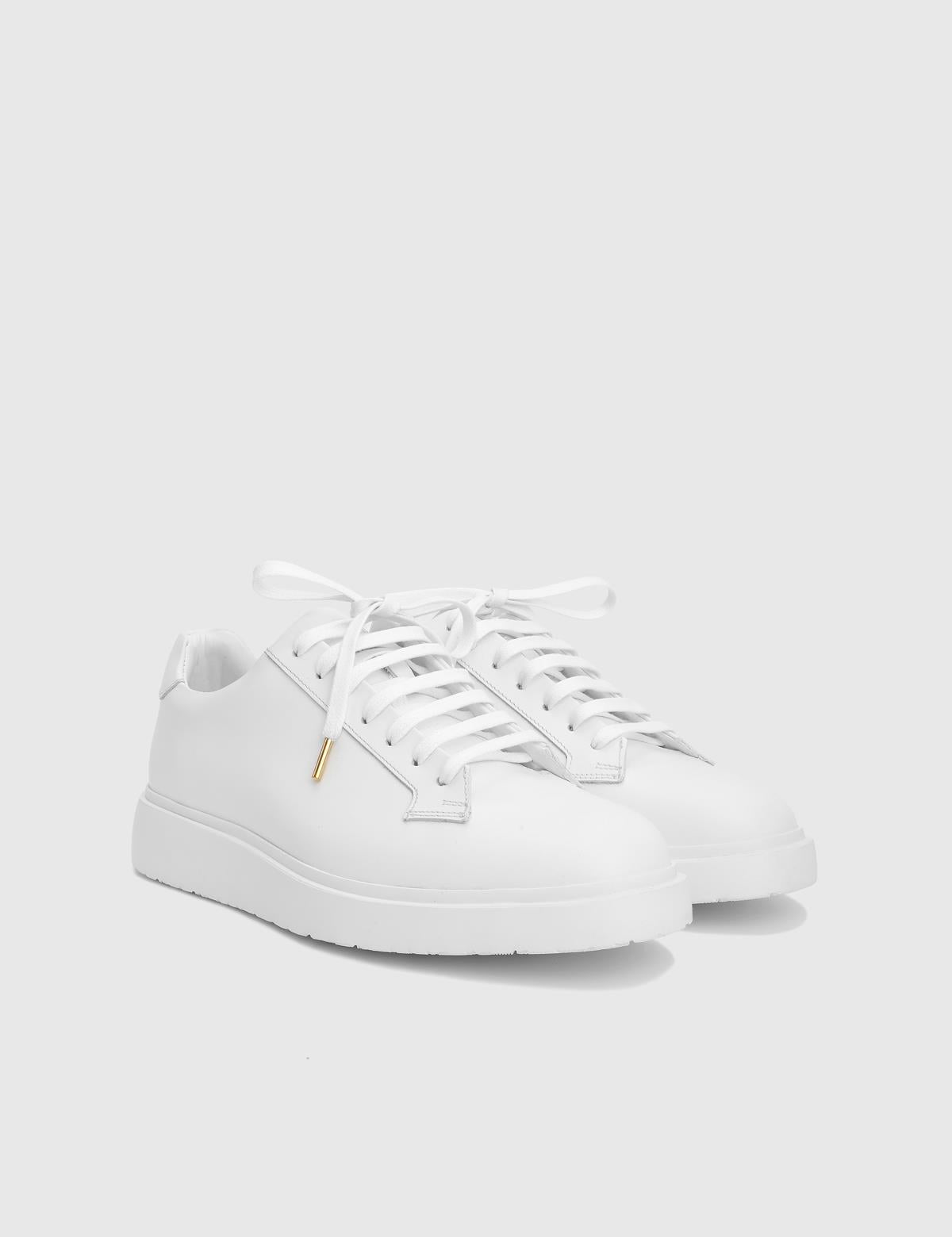 Boli White Leather Men's Sneaker