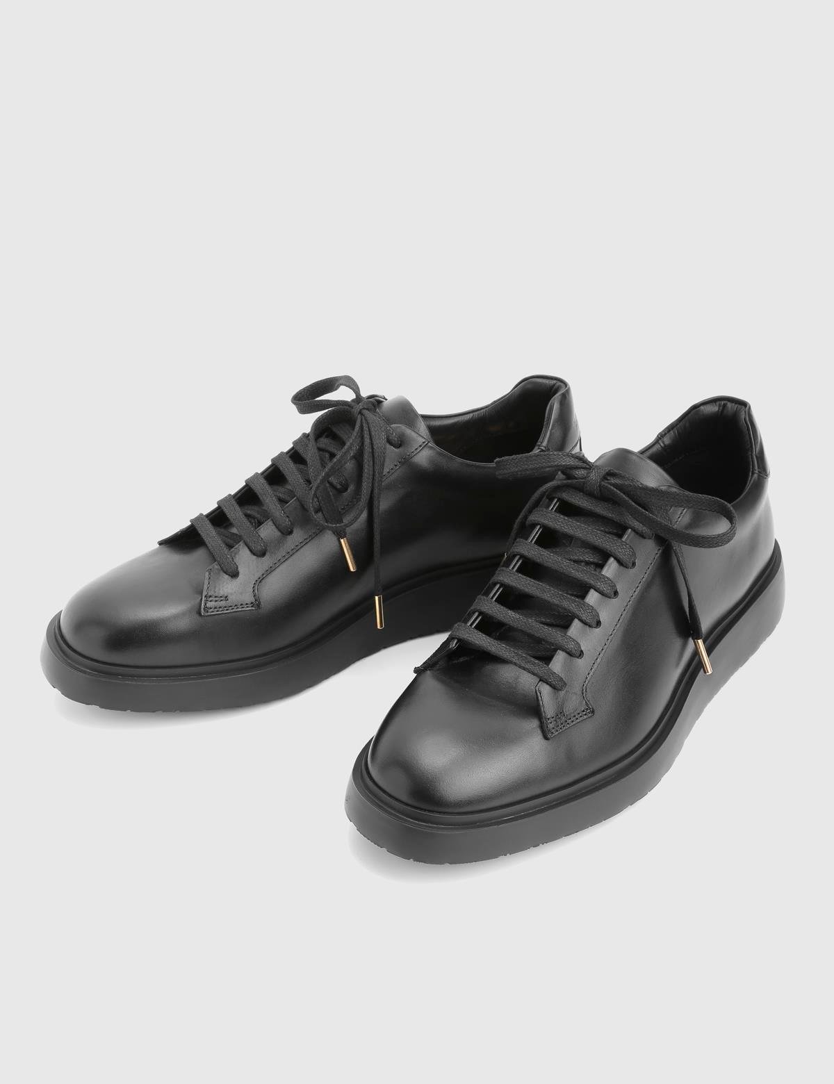 Boli Black Leather Men's Sneaker