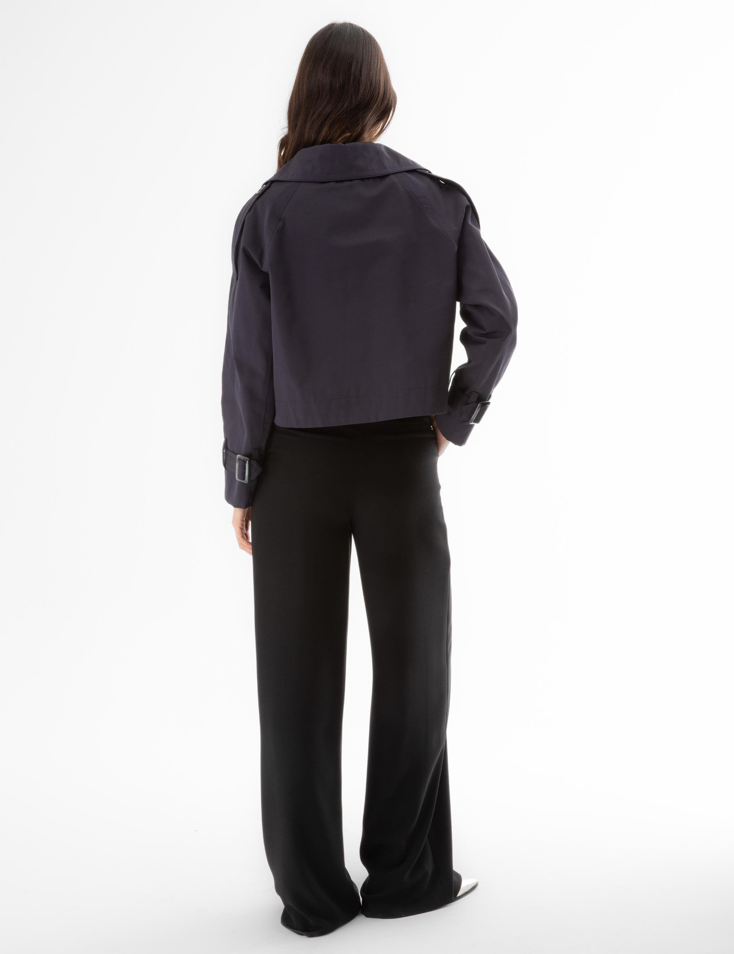 Bolton Navy Blue Women's Trench Coat