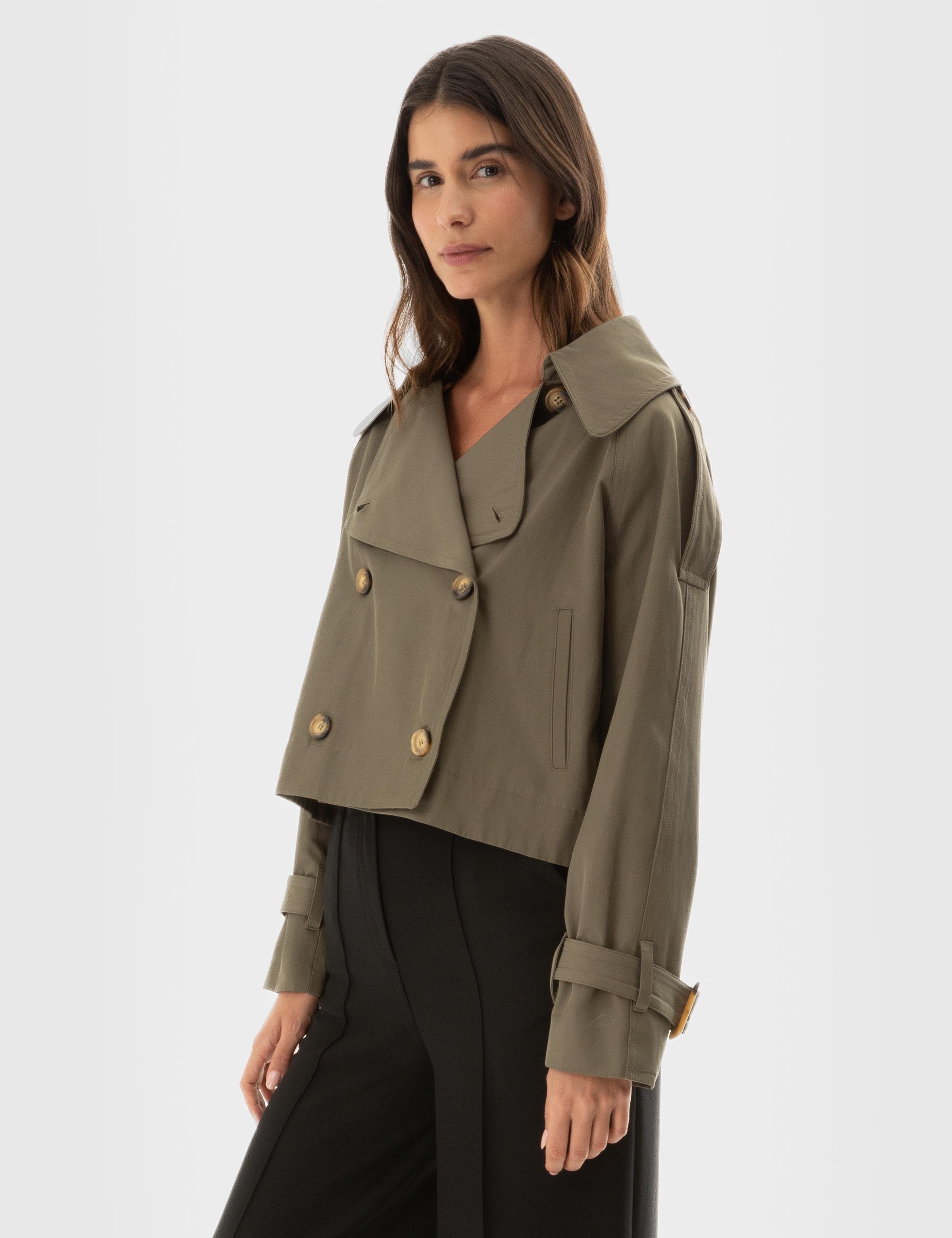 Bolton Khaki Women's Trench Coat