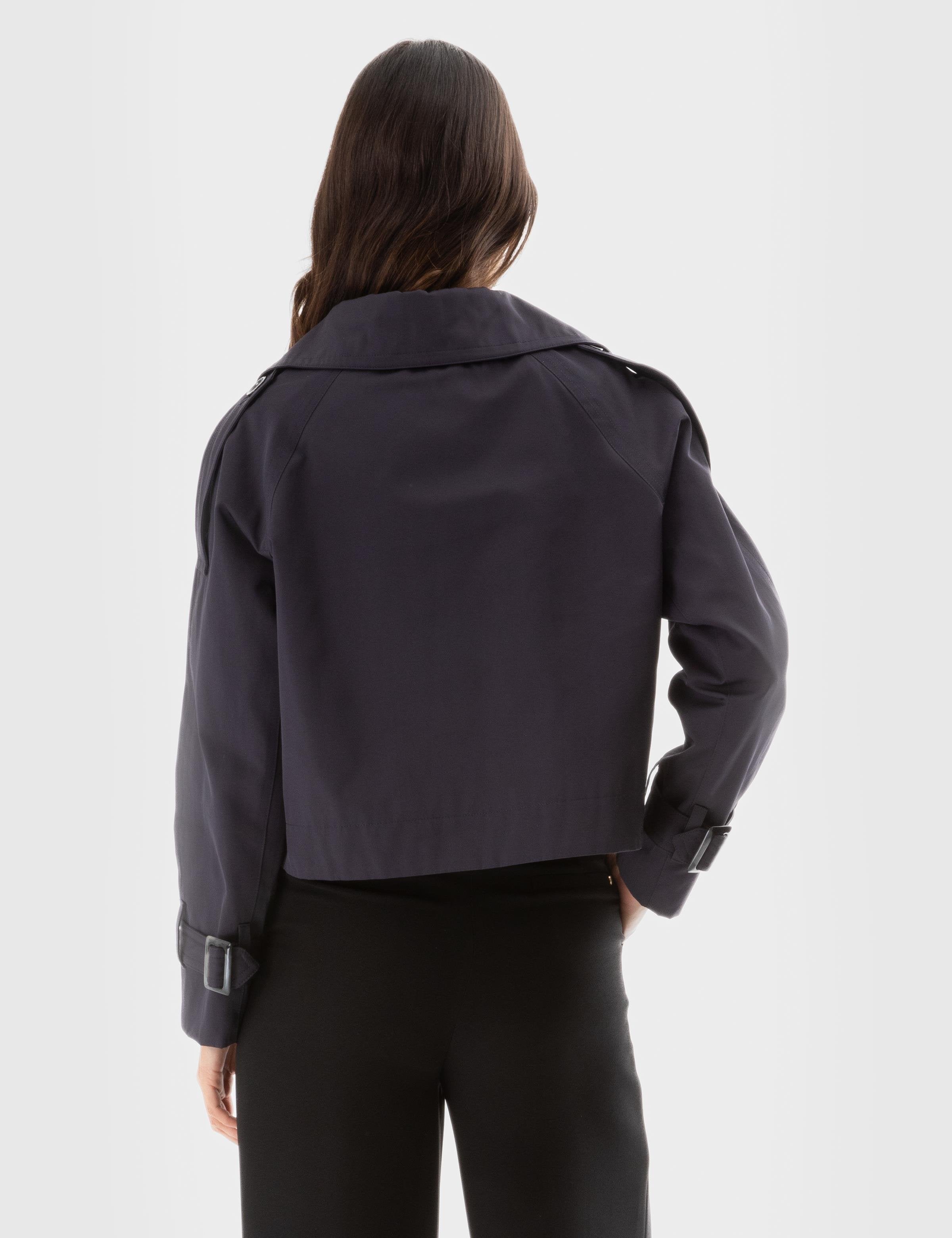 Bolton Navy Blue Women's Trench Coat