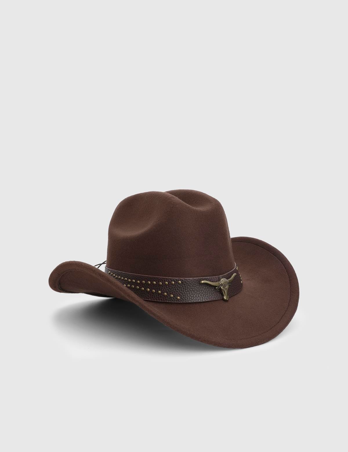 Boris Brown Unisex Cashmere Cowboy Hat