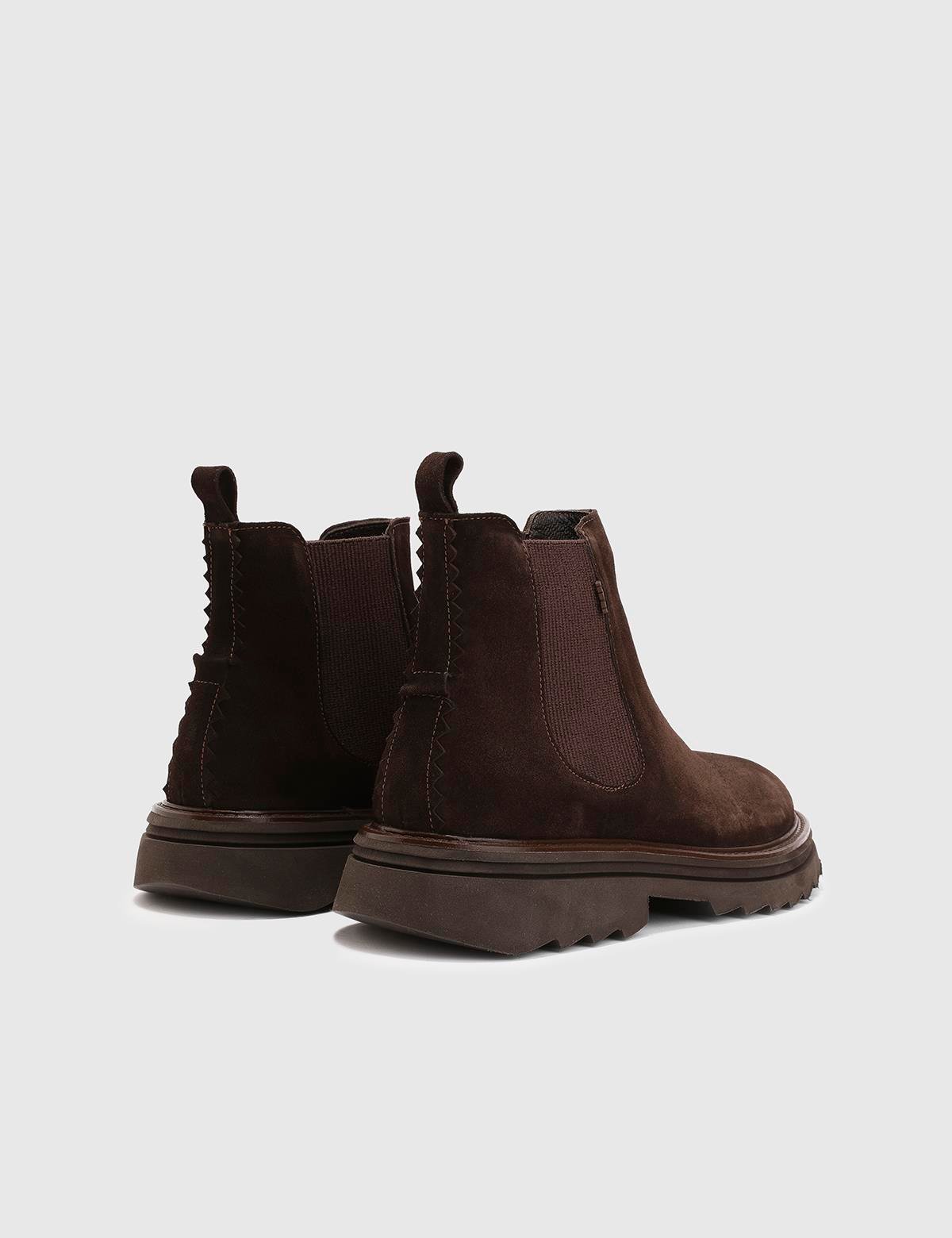 Born Brown Suede Leather Men's Boot
