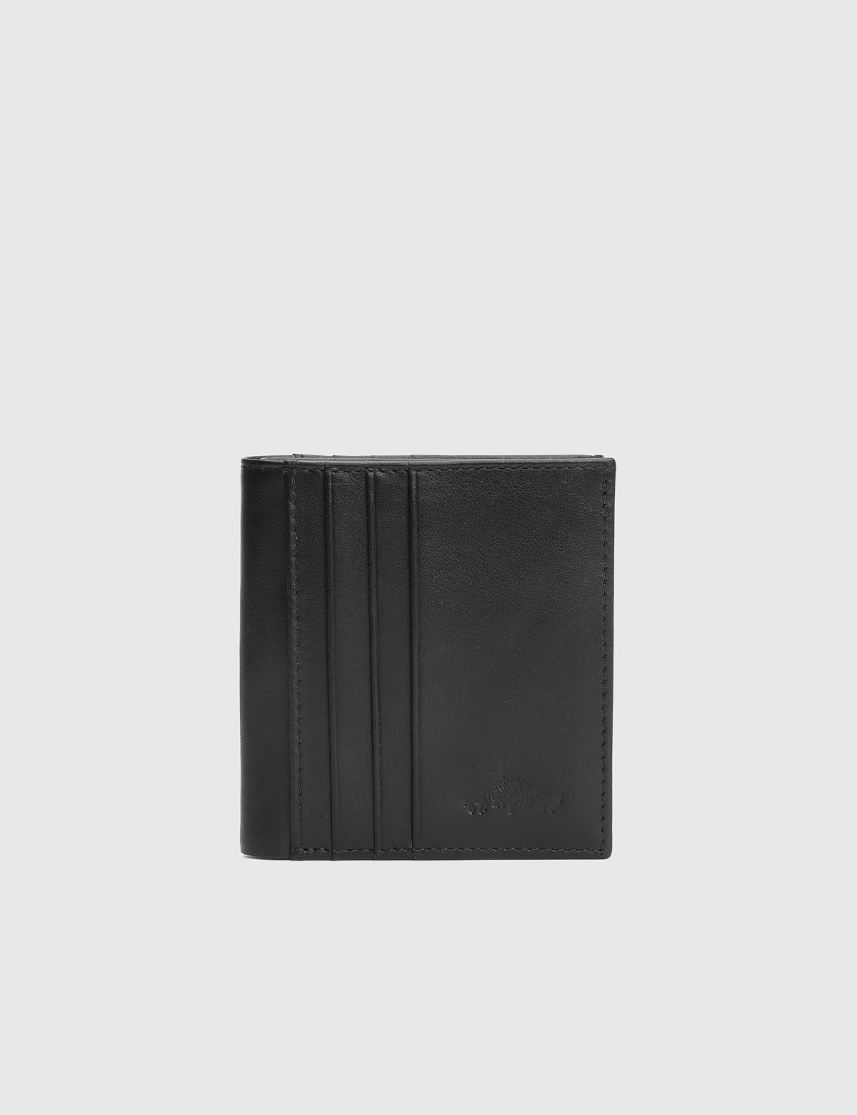 Bruno Black Leather Men's Wallet