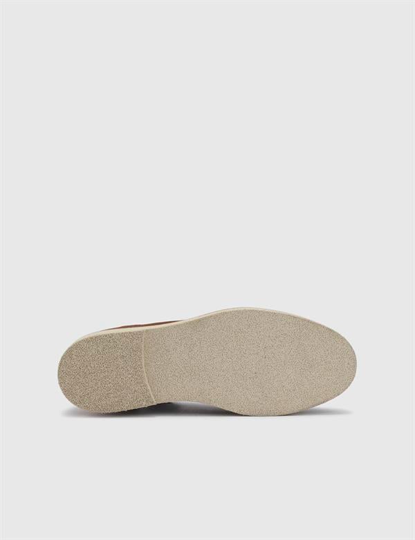 Buxton Saddle Brown Suede Leather Men's Oxford