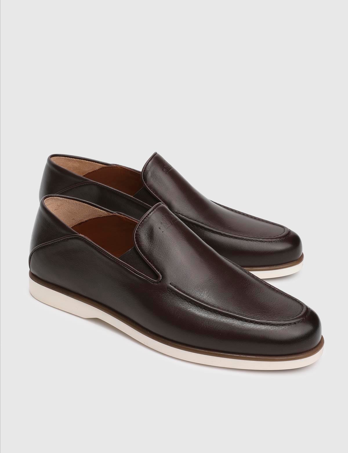 Cadence Brown Leather Men's Loafer