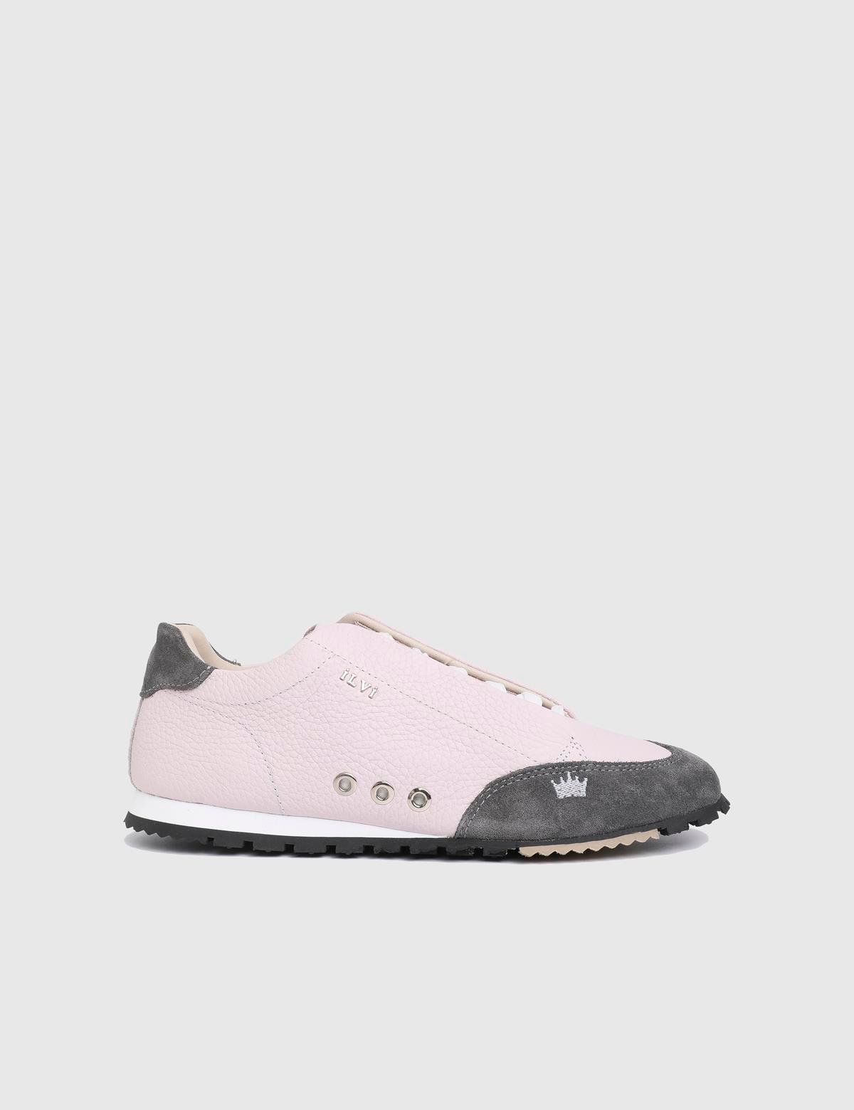 Calisto Pink Floater Leather Suede Women's Sneaker