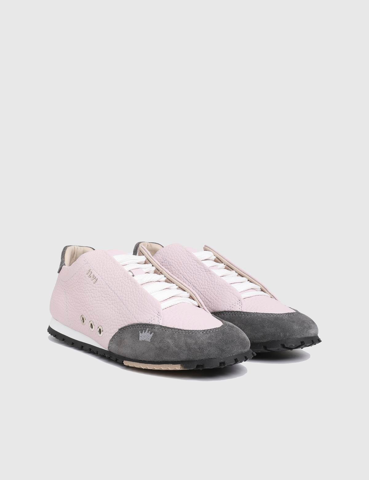 Calisto Pink Floater Leather Suede Women's Sneaker