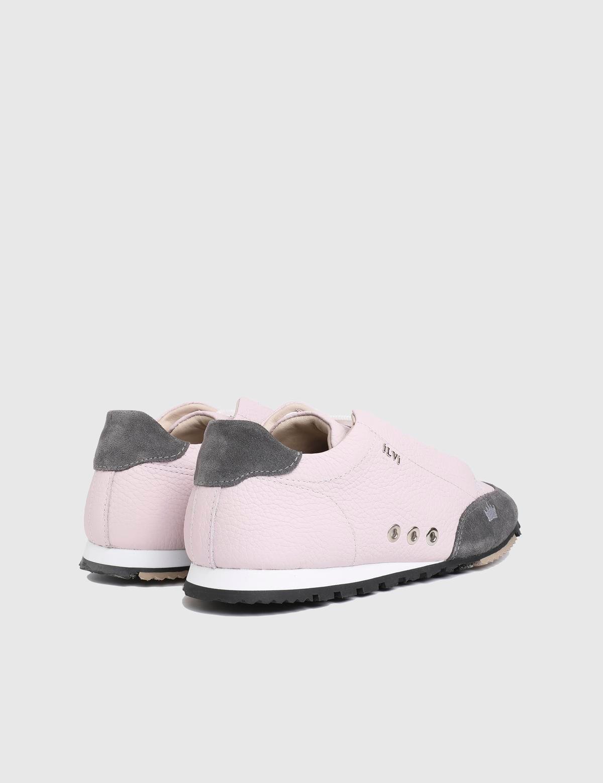 Calisto Pink Floater Leather Suede Women's Sneaker